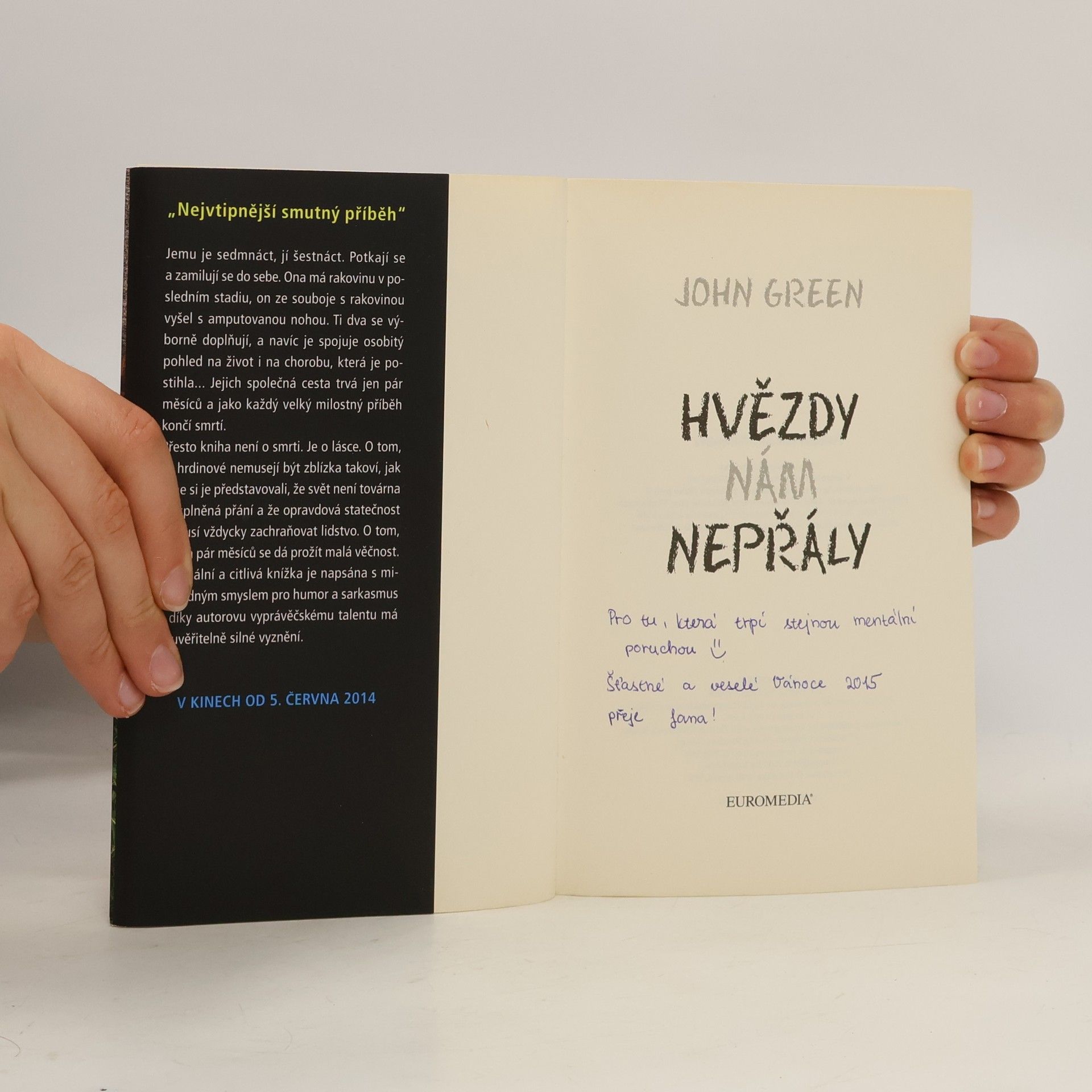 John Green Hvězdy nám nepřály