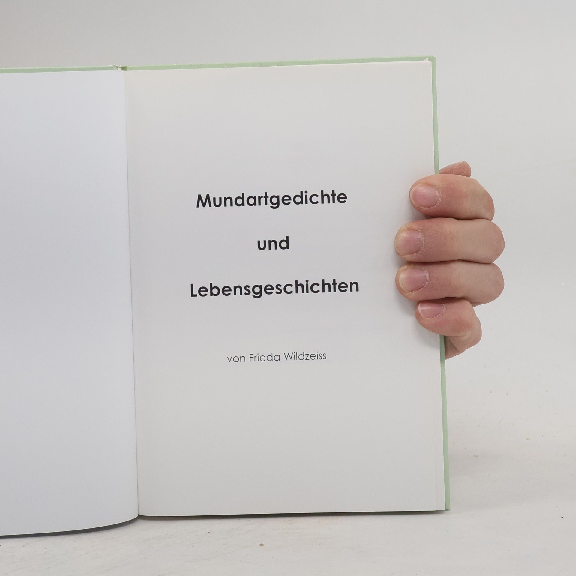 Frieda Wildzeiss Gedichte und Lebensgeschichten