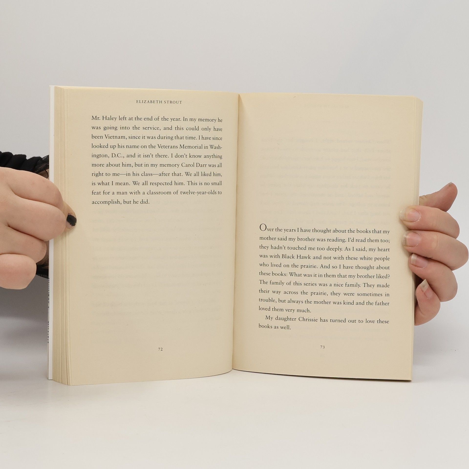 Elizabeth Strout My name is Lucy Barton