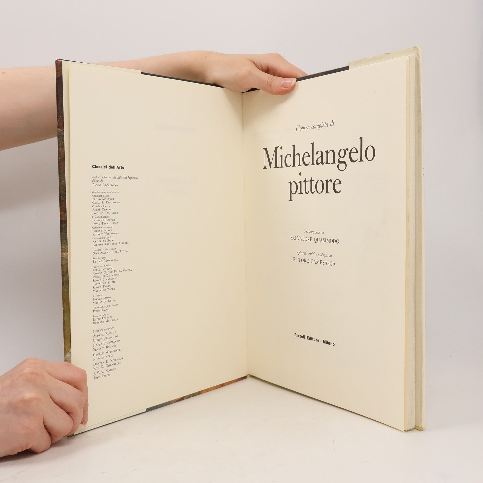 Ettore Camesasca L'opera pittorica completa di Michelangelo