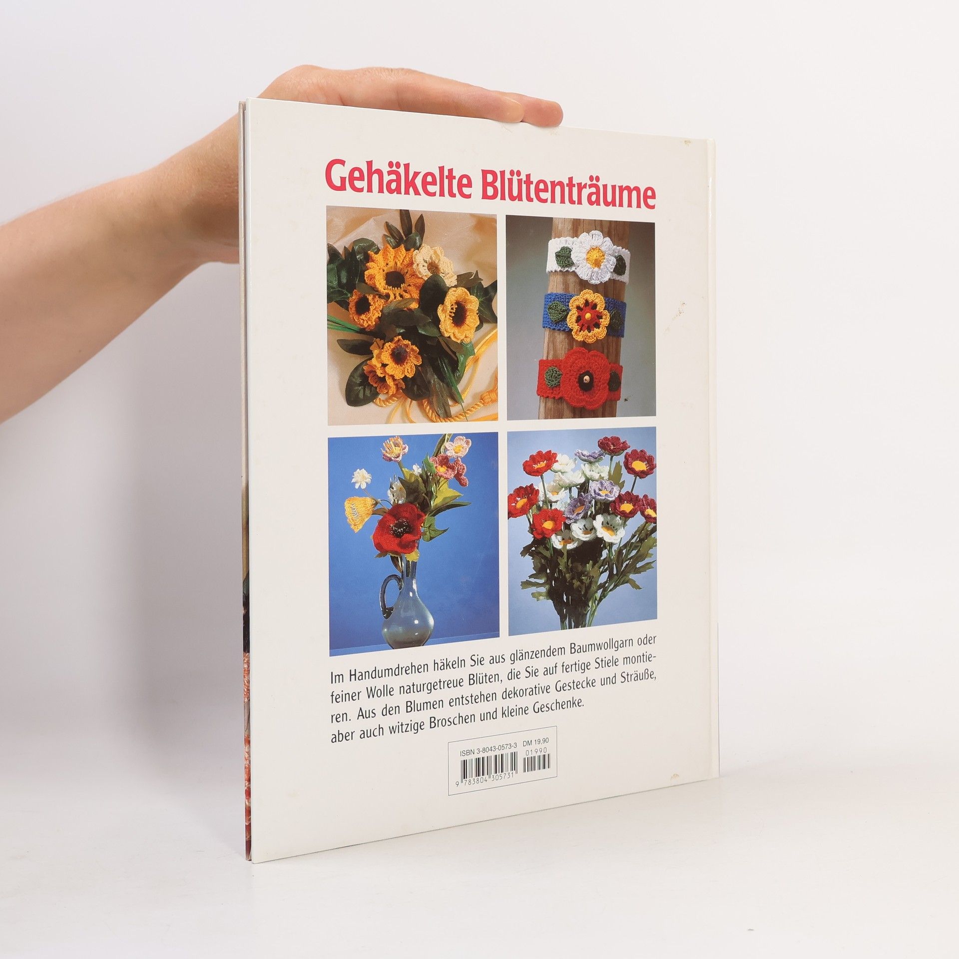 Zauberhafte Häkelblumen selbermachen aus Baumwollgarn und Wolle