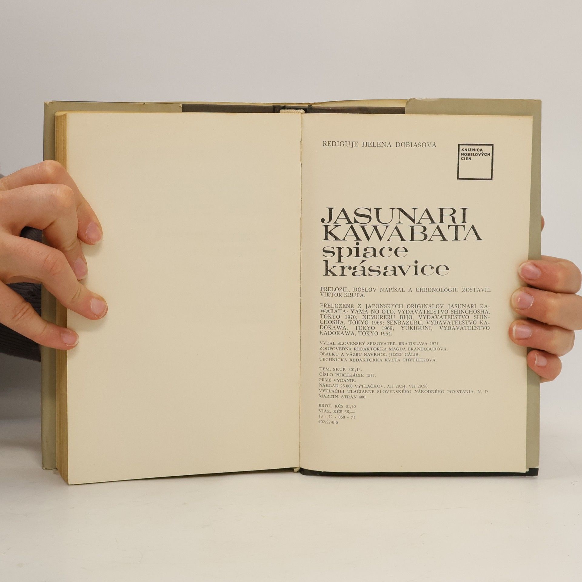 Jasunari Kawabata Spiace krásavice