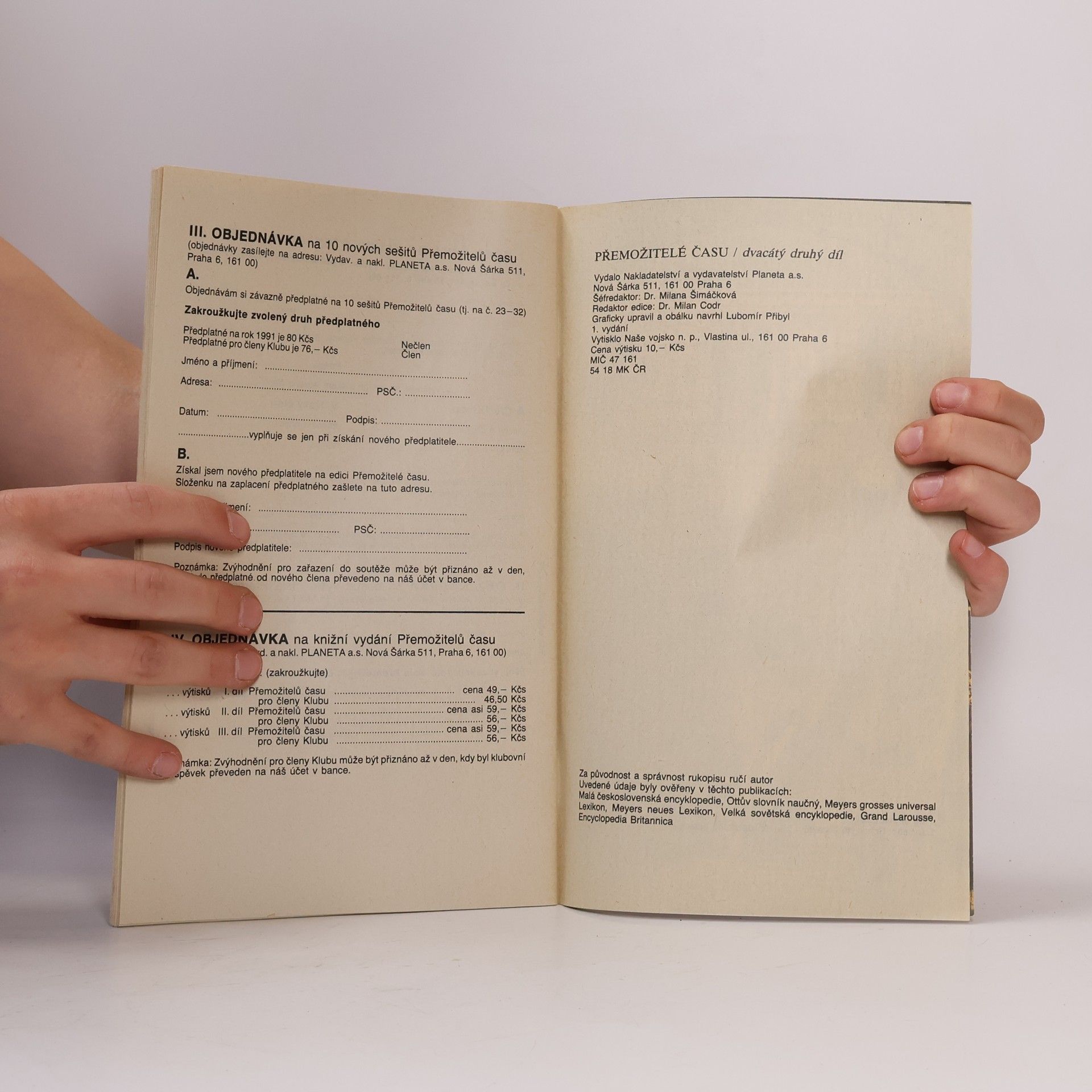 Autorenkollektiv Přemožitelé času 22