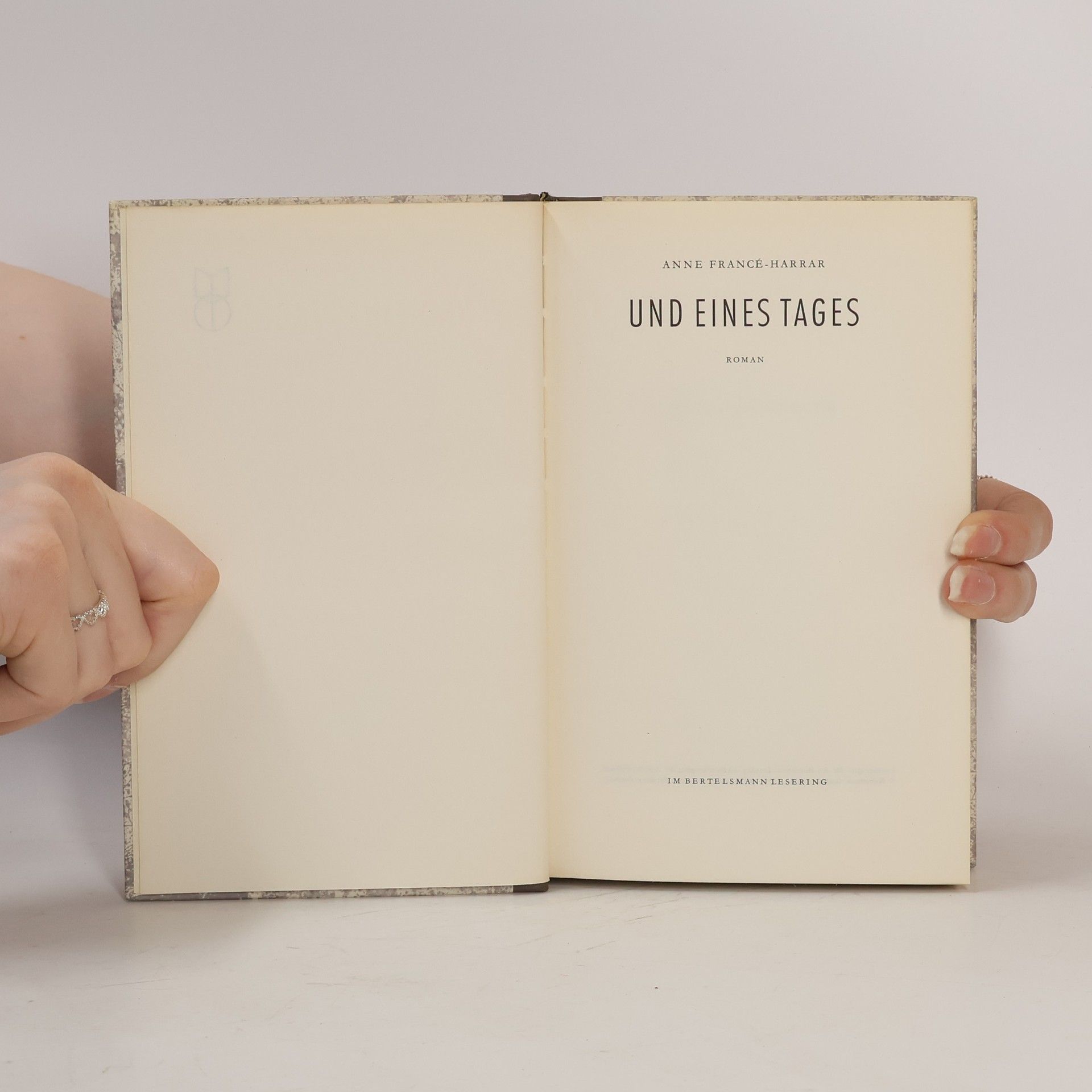 Anne Francé-Harrar Und eines Tages