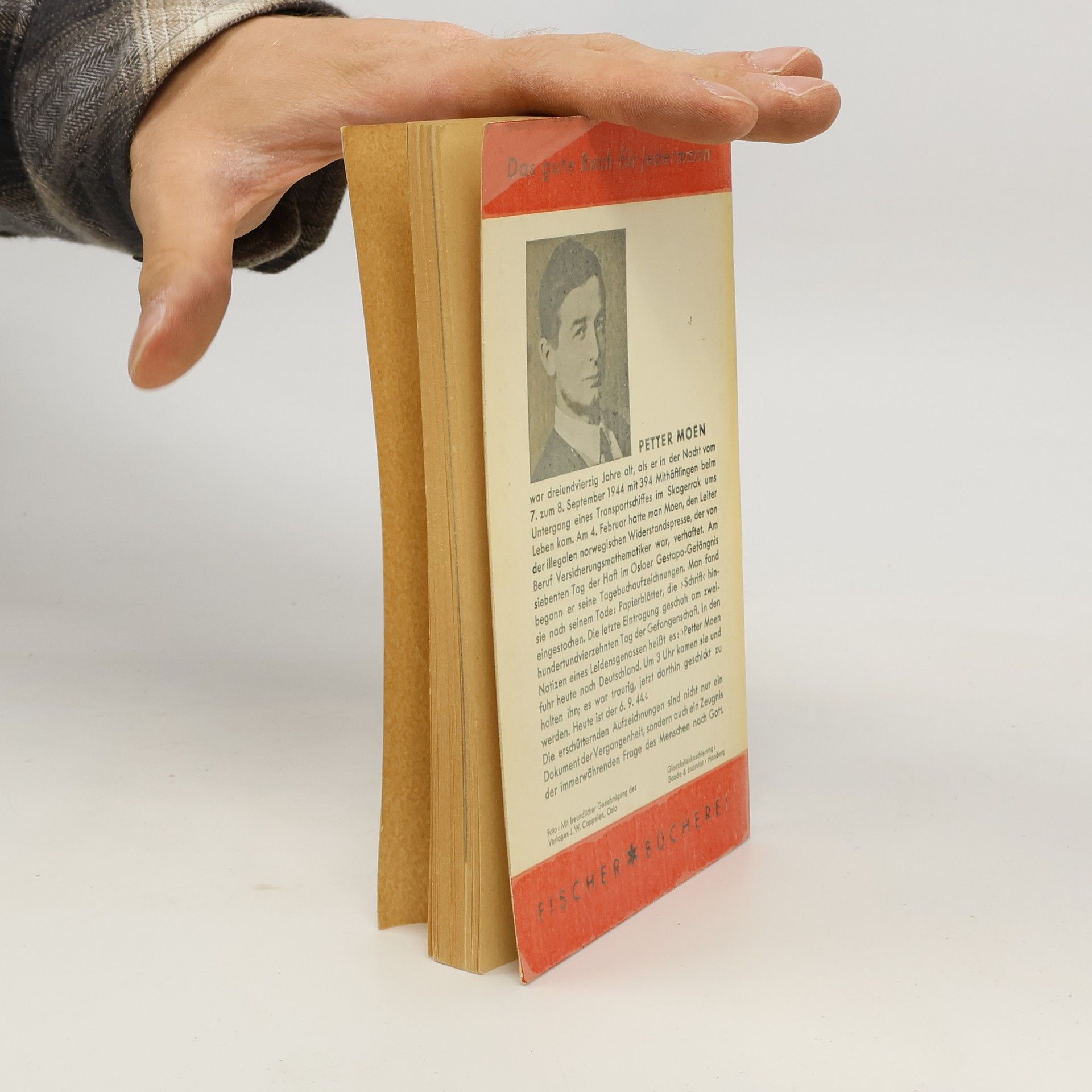 Edzard Schaper Petter Moens Tagebuch