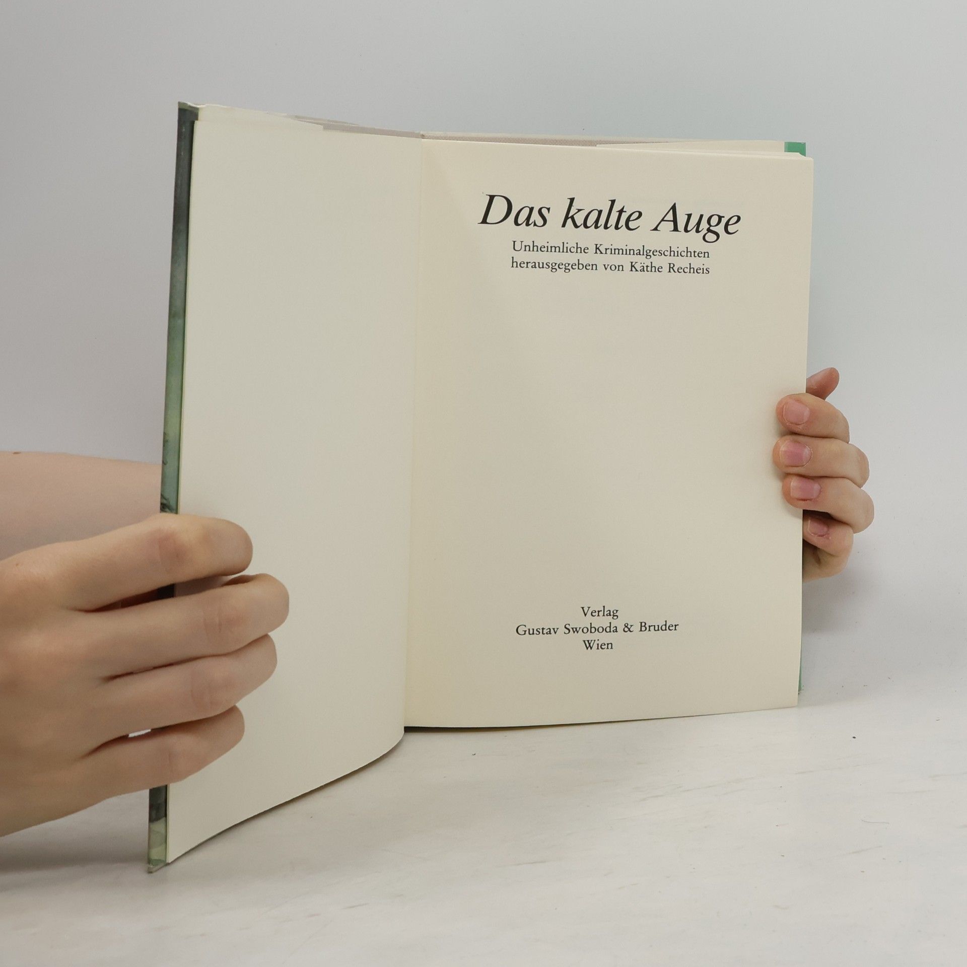 Käthe Recheis Das kalte Auge. Unheimliche Kriminalgeschichten