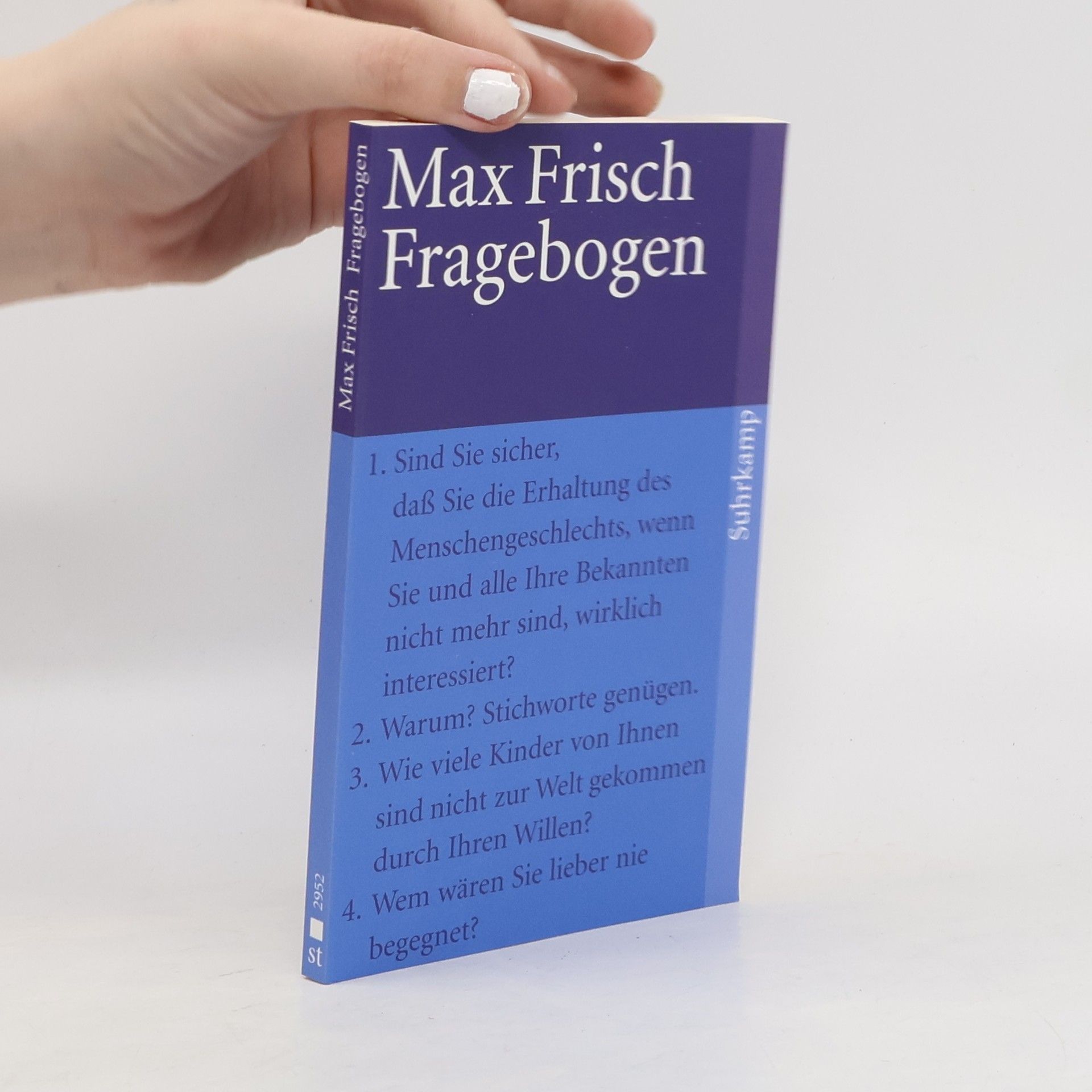 Max Frisch Fragebogen