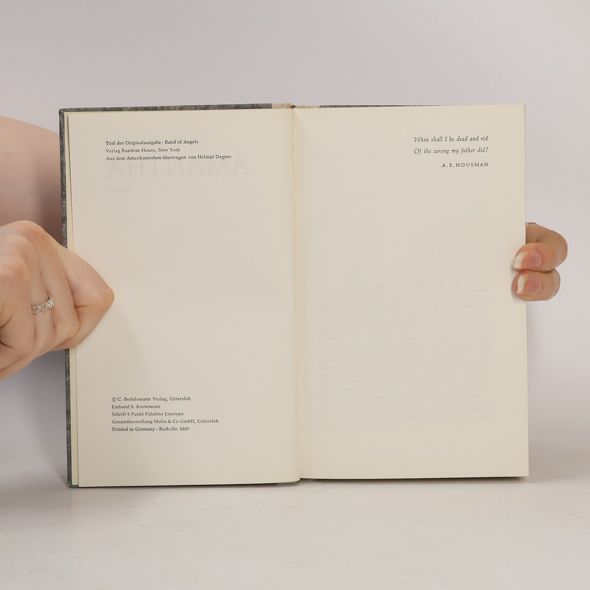 Robert Penn Warren Amantha