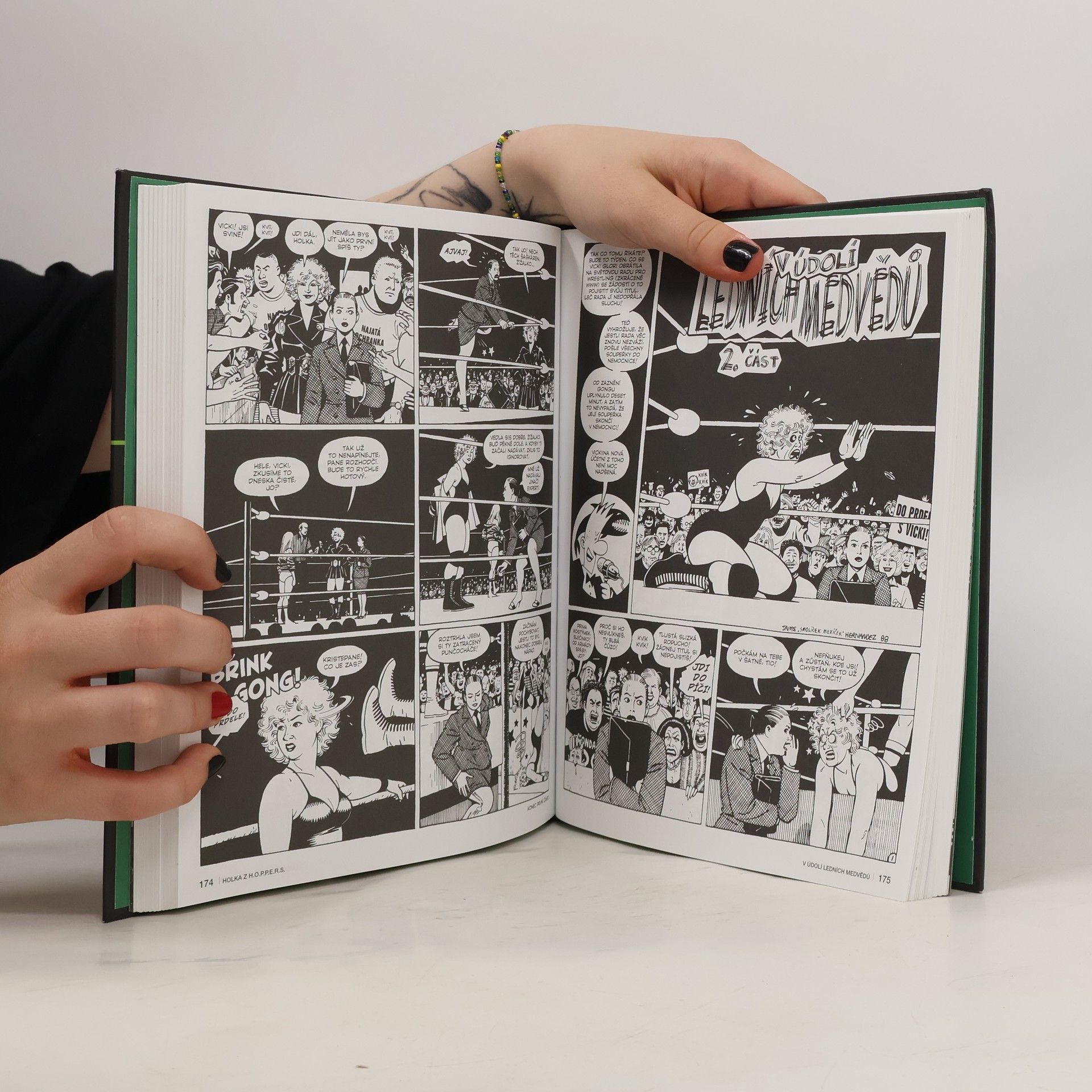 Jaime Hernandez Holka z H.O.P.P.E.R.S. Kniha love & rockets