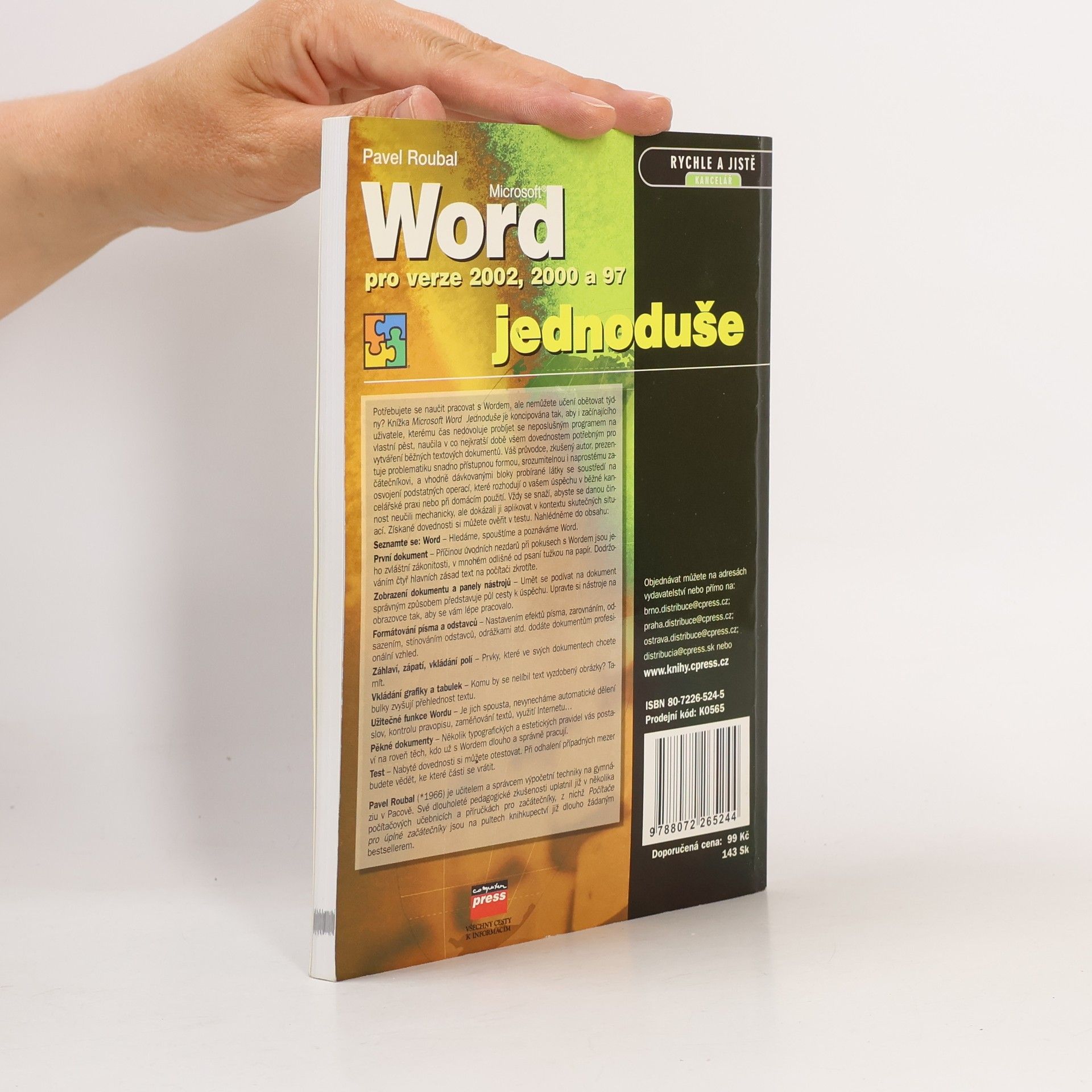 Pavel Roubal Microsoft Word pro verze 2002, 2000 a 97 jednoduše