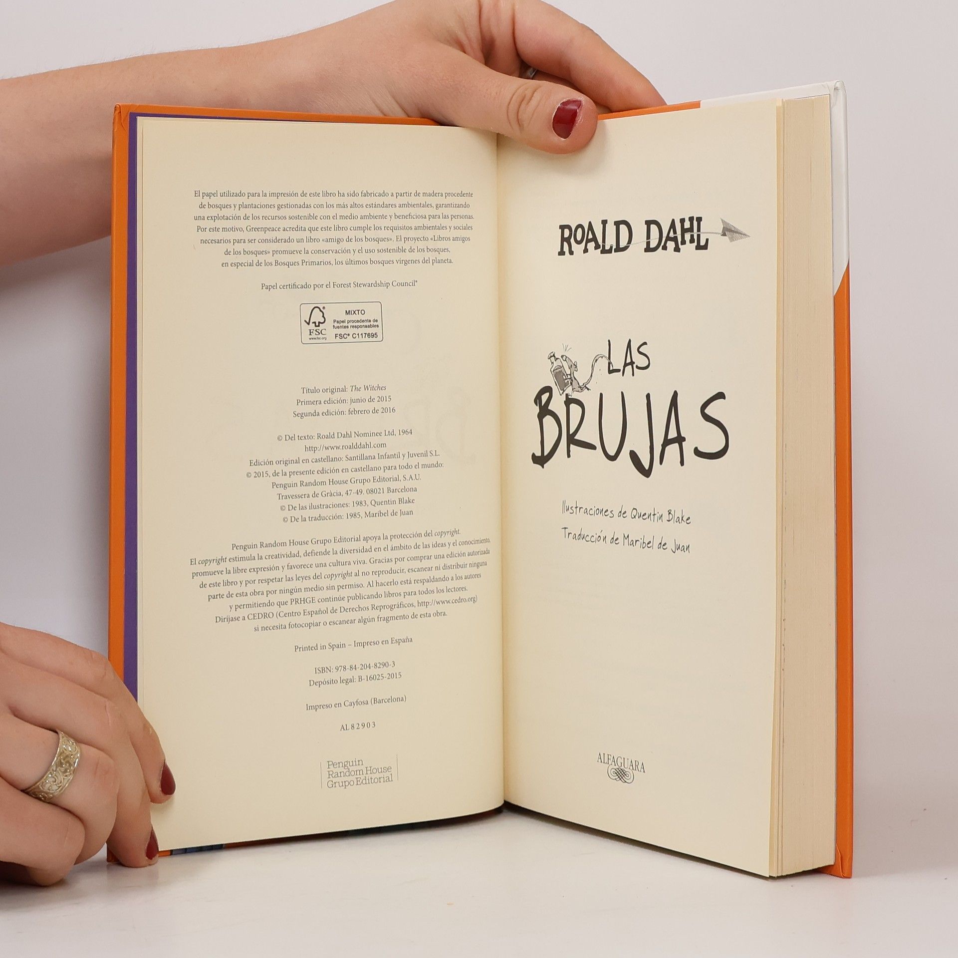 Roald Dahl Alfaguara Clásicos: Las brujas - 2ª edición