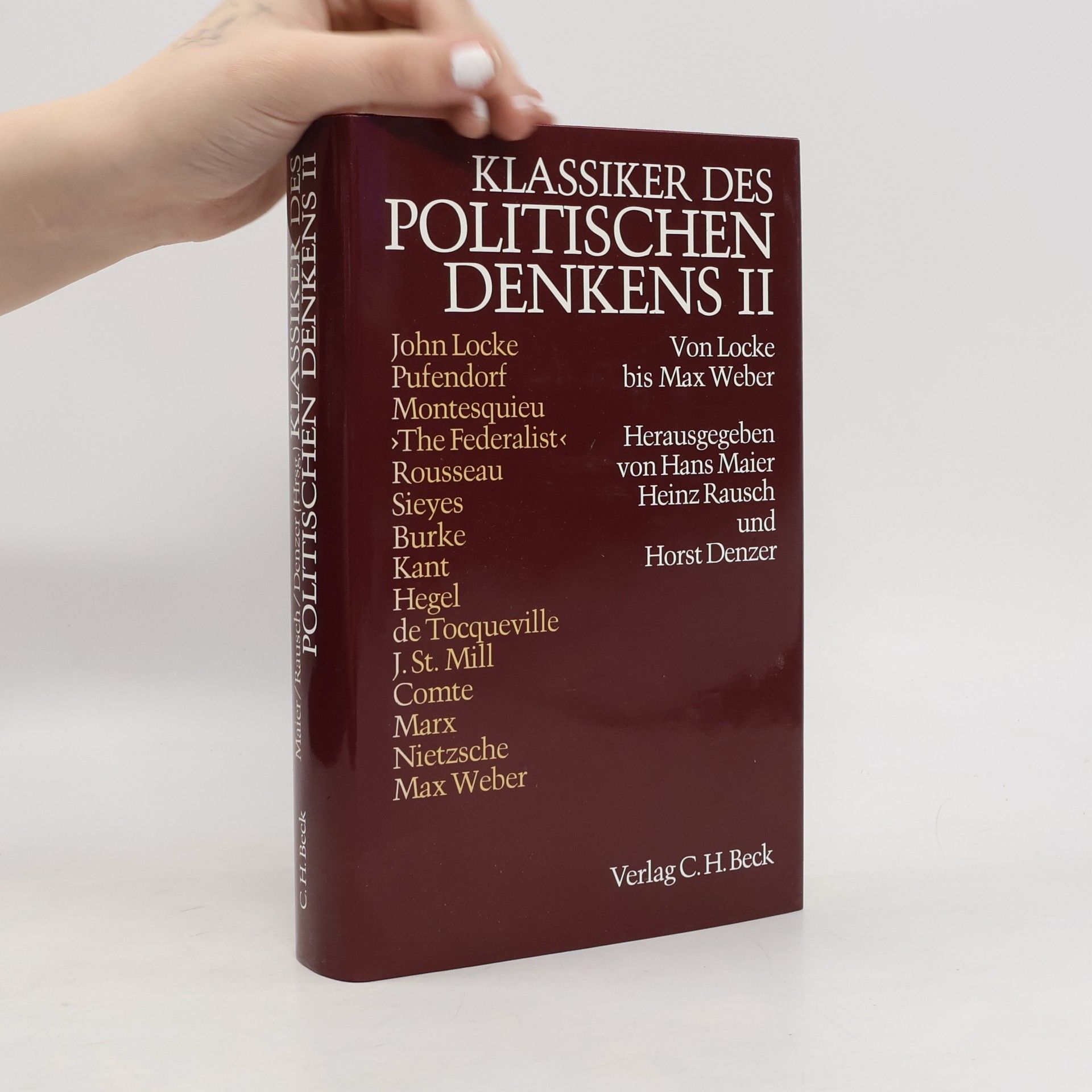 Heinz Volker Rausch Klassiker des politischen Denkens