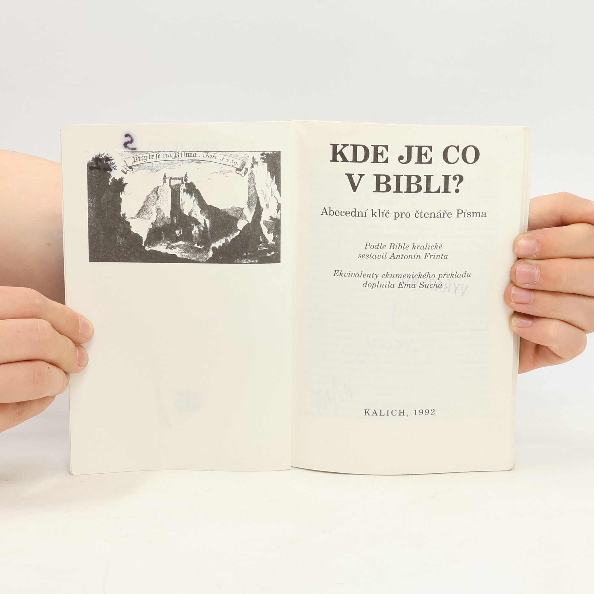 Antonín Frinta Kde je co v bibli?