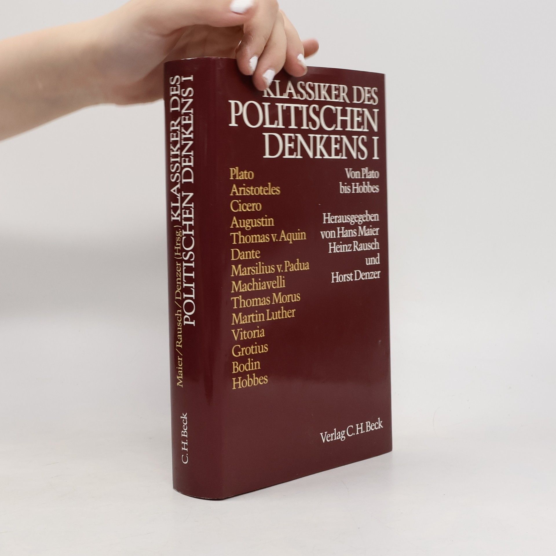 Heinz Volker Rausch Klassiker des politischen Denkens