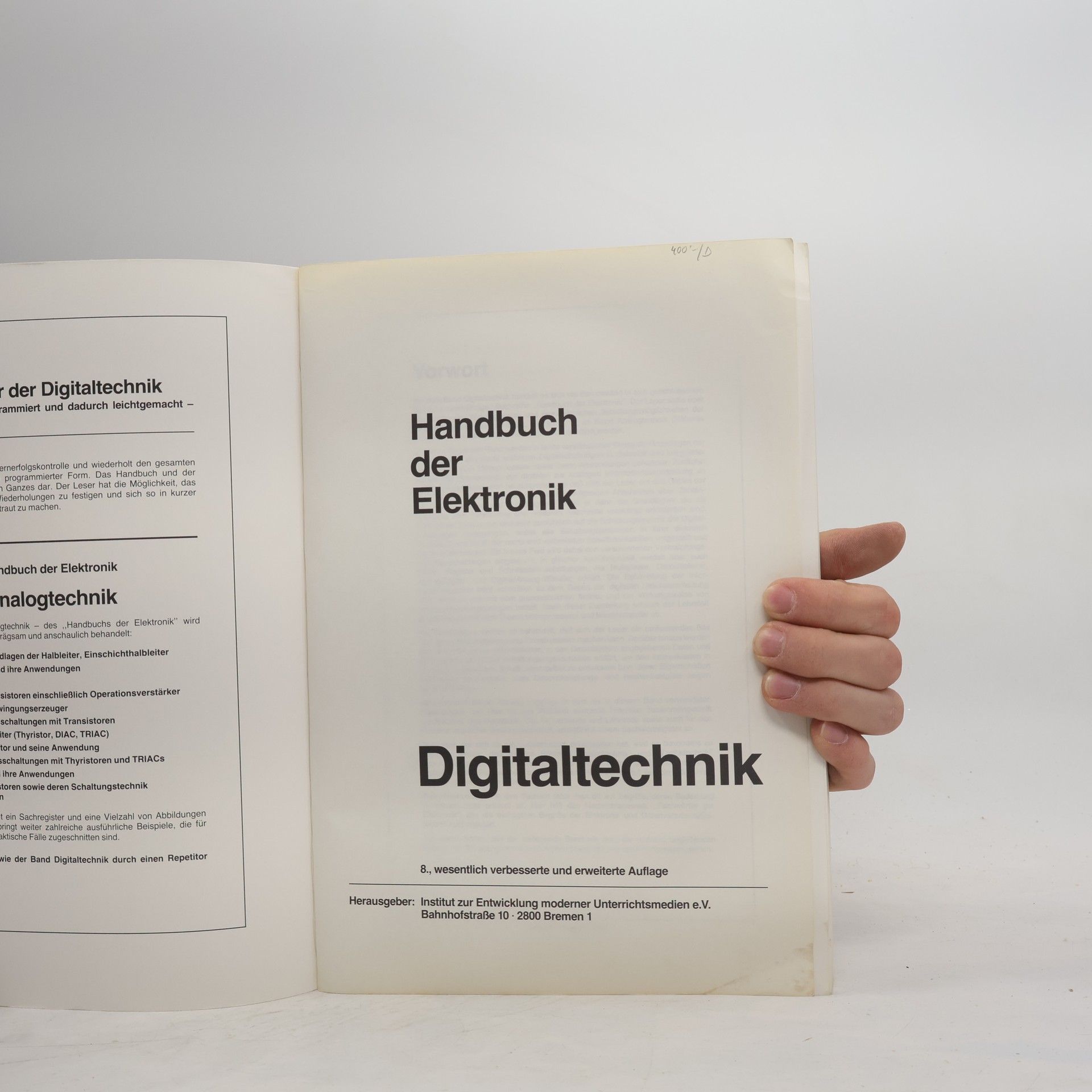 Autorenkollektiv Handbuch der Elektronik. Digitaltechnik