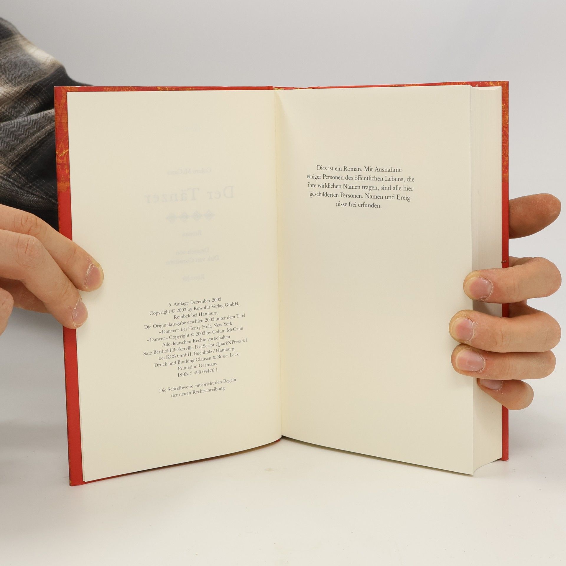 Colum McCann Der Tänzer