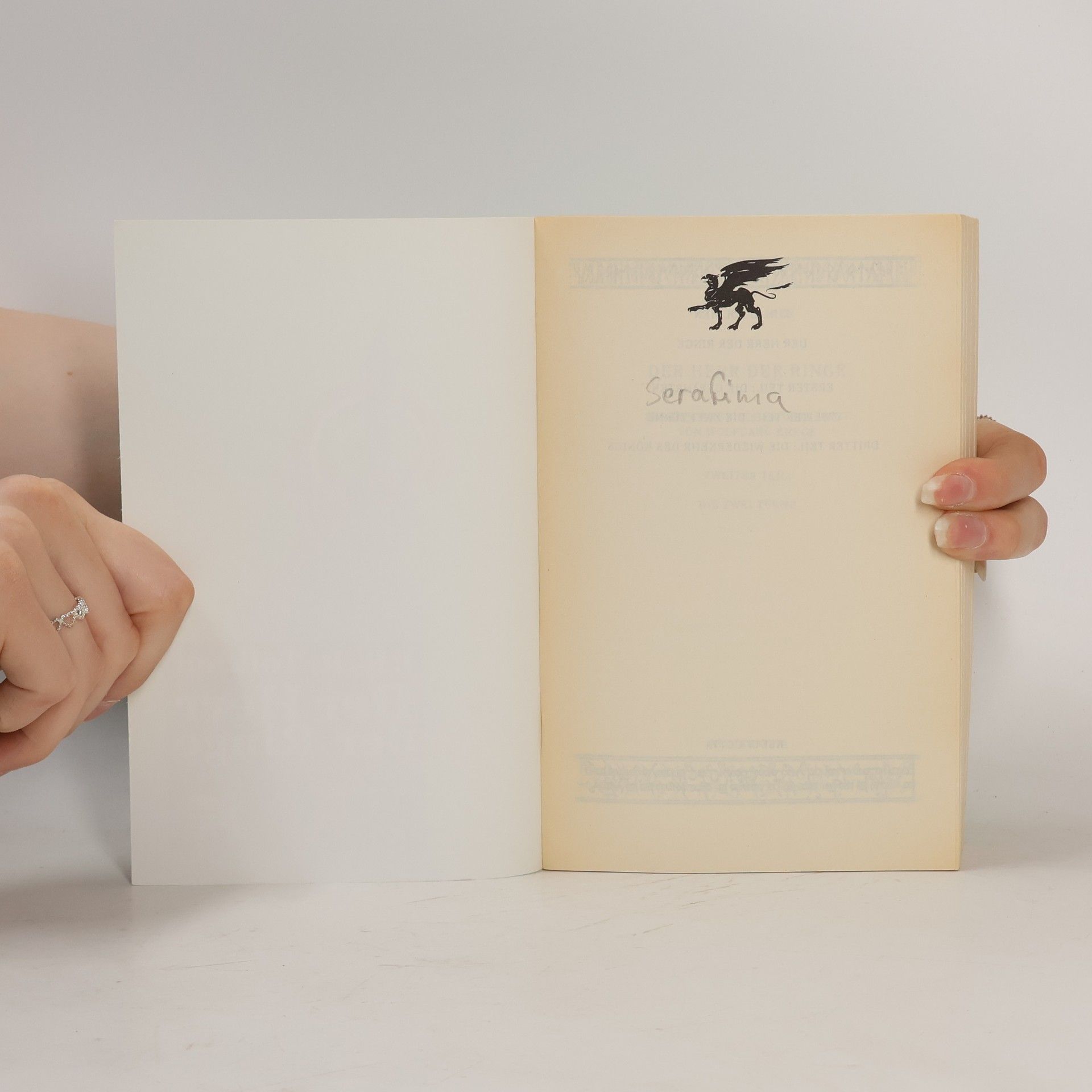 John Ronald Reuel Tolkien Der Herr der Ringe 2. Die zwei Türme