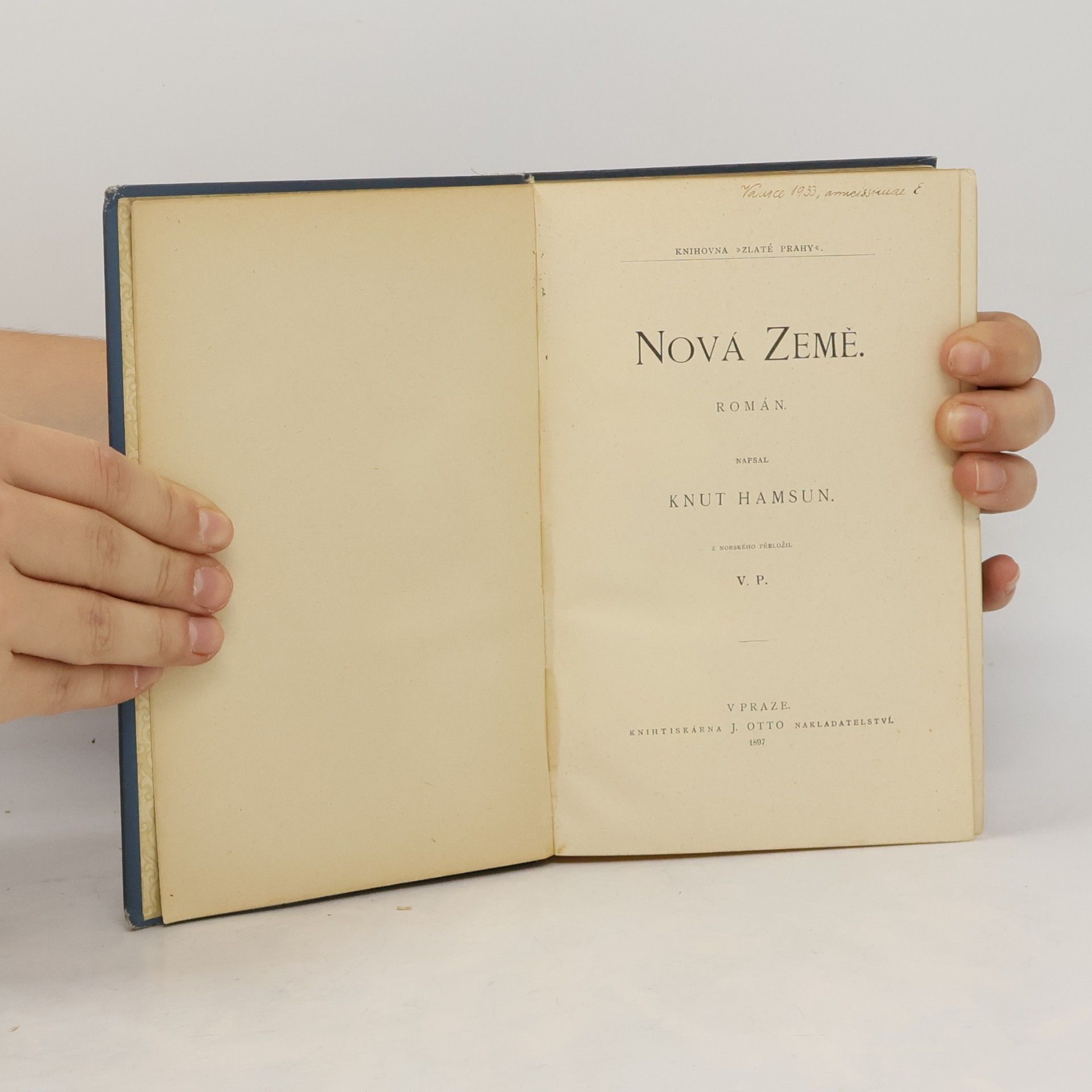 Knut Hamsun Nová země