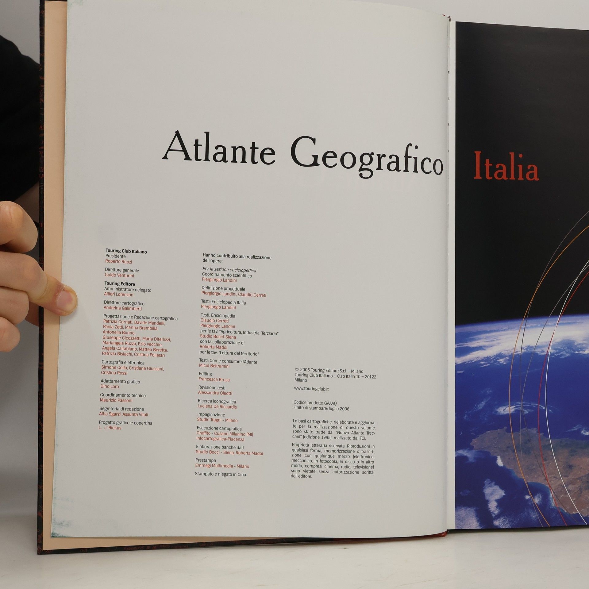 Auteurscollectief Atlante Geografico Italia