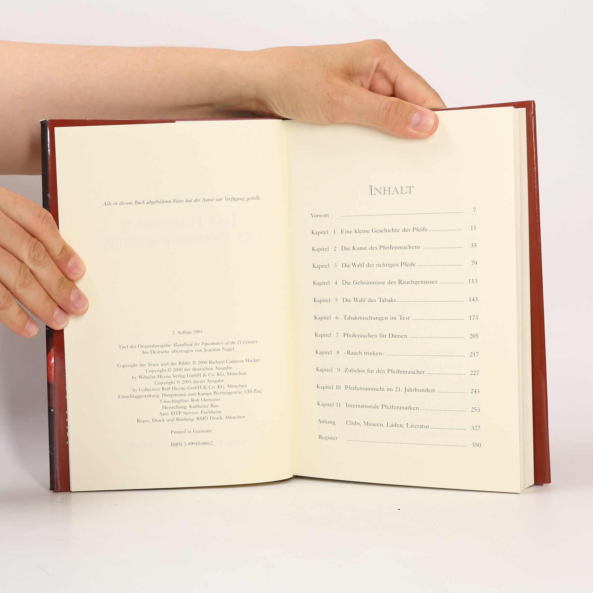 Richard Carleton Hacker Das Handbuch des Pfeifenrauchers