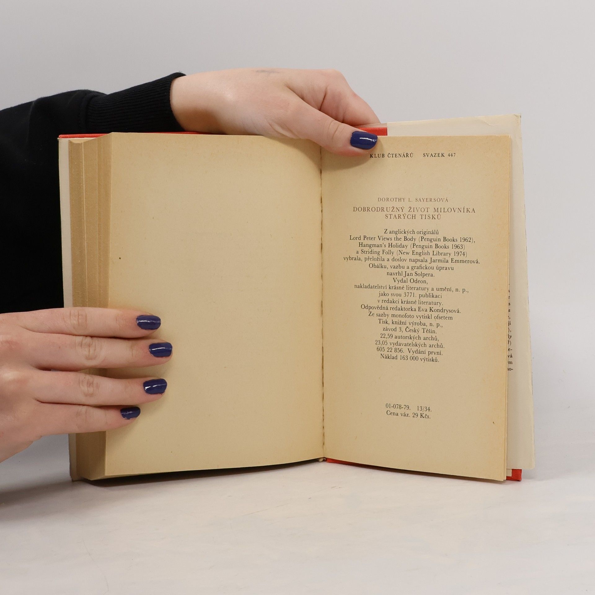 Dorothy L. Sayers Dobrodružný život milovníka starých tisků