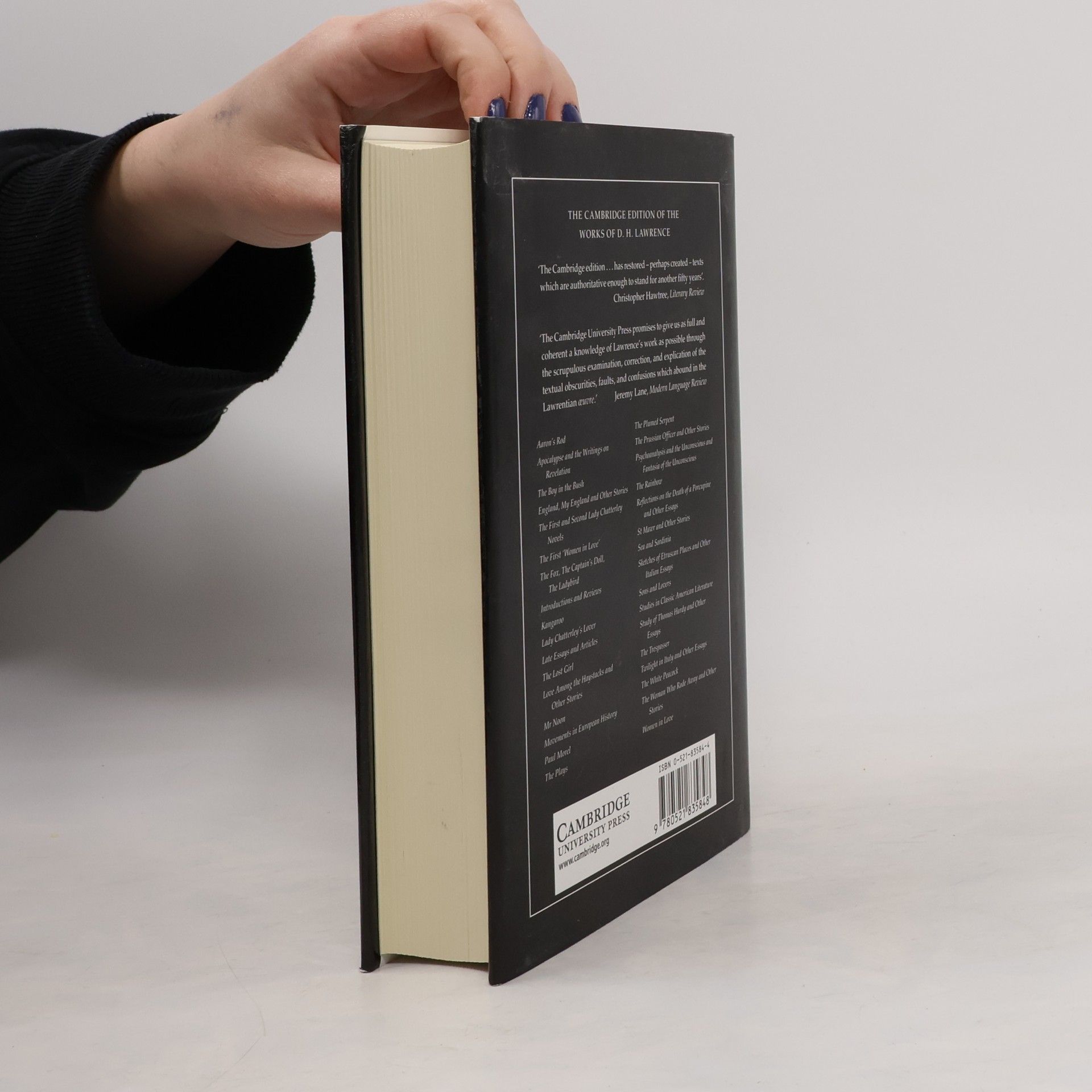 David Herbert Lawrence The Cambridge Edition of the Works of D. H. Lawrence: Introductions and Reviews