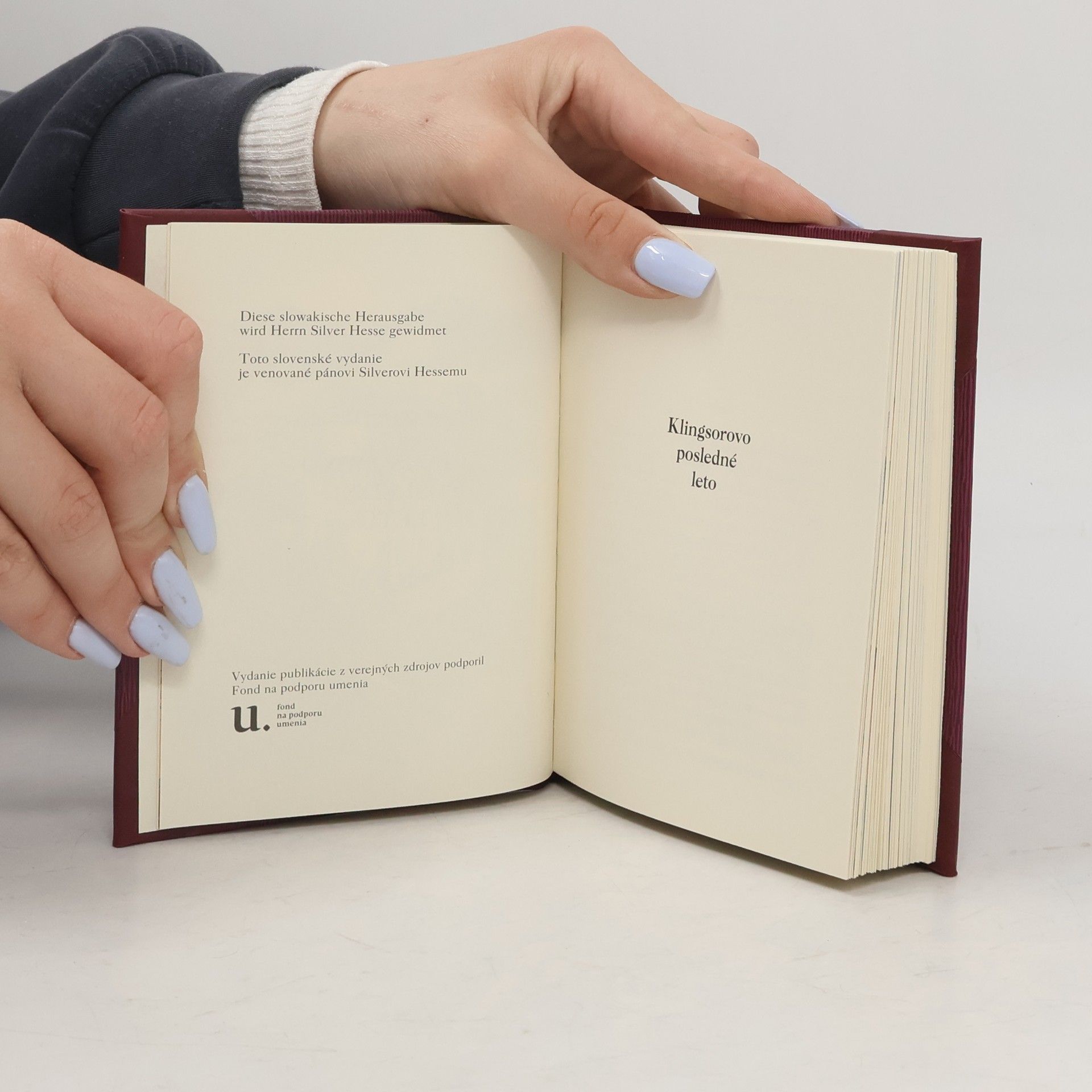 Hermann Hesse Klingsorovo posledné leto