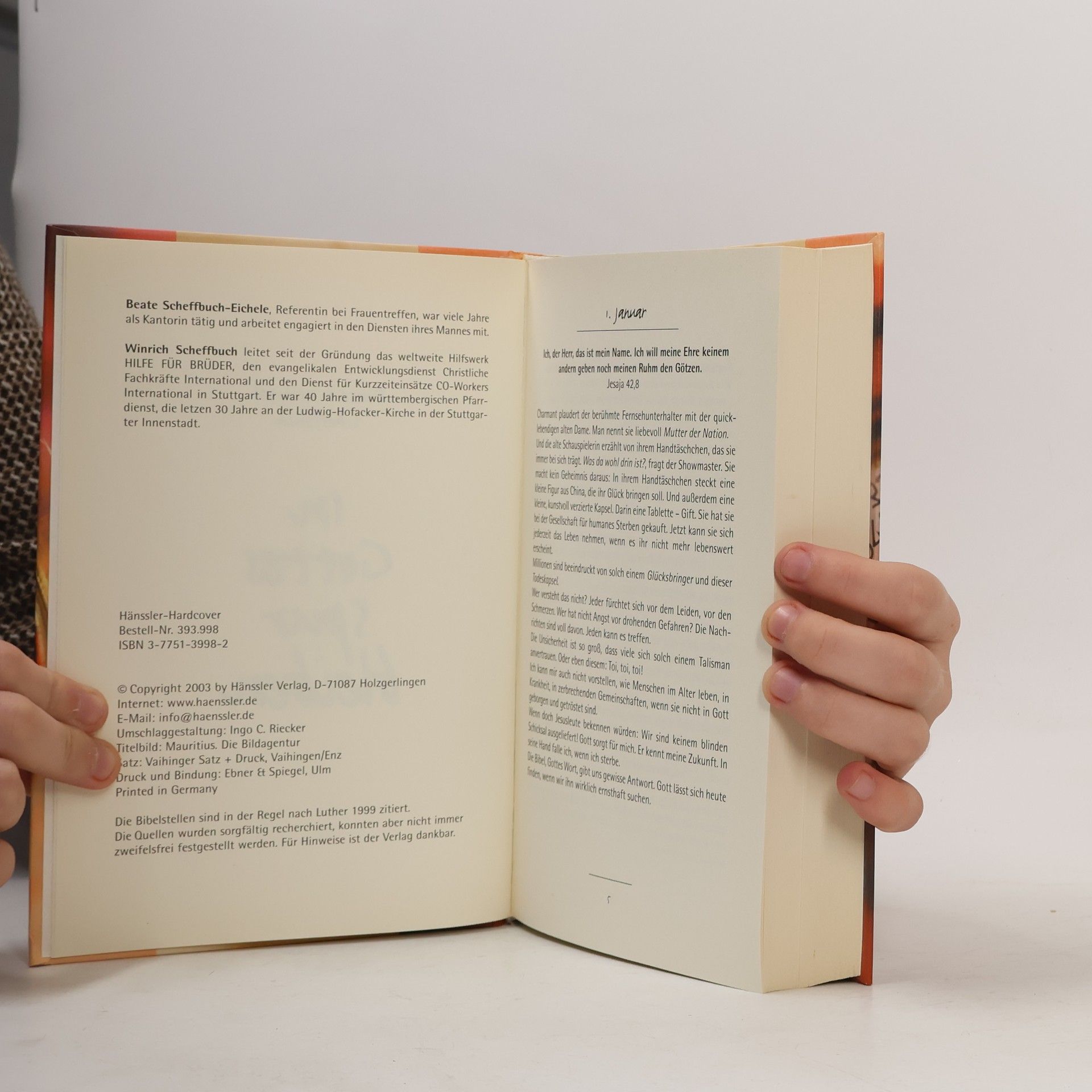 Beate Scheffbuch In Gottes Spur bleiben