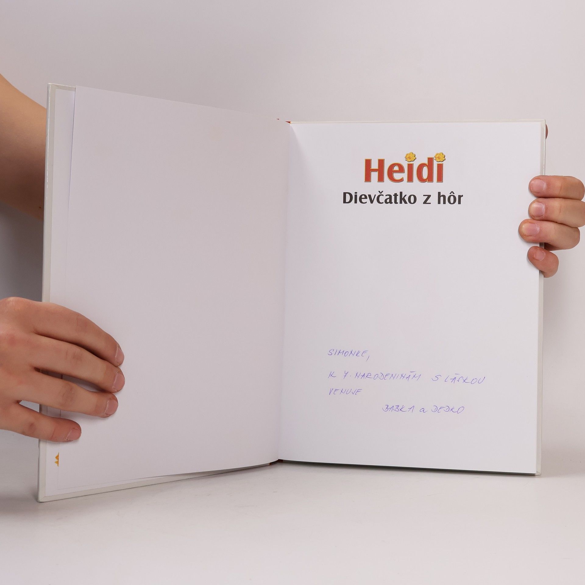 Johanna Spyri Heidi dievčatko z hôr