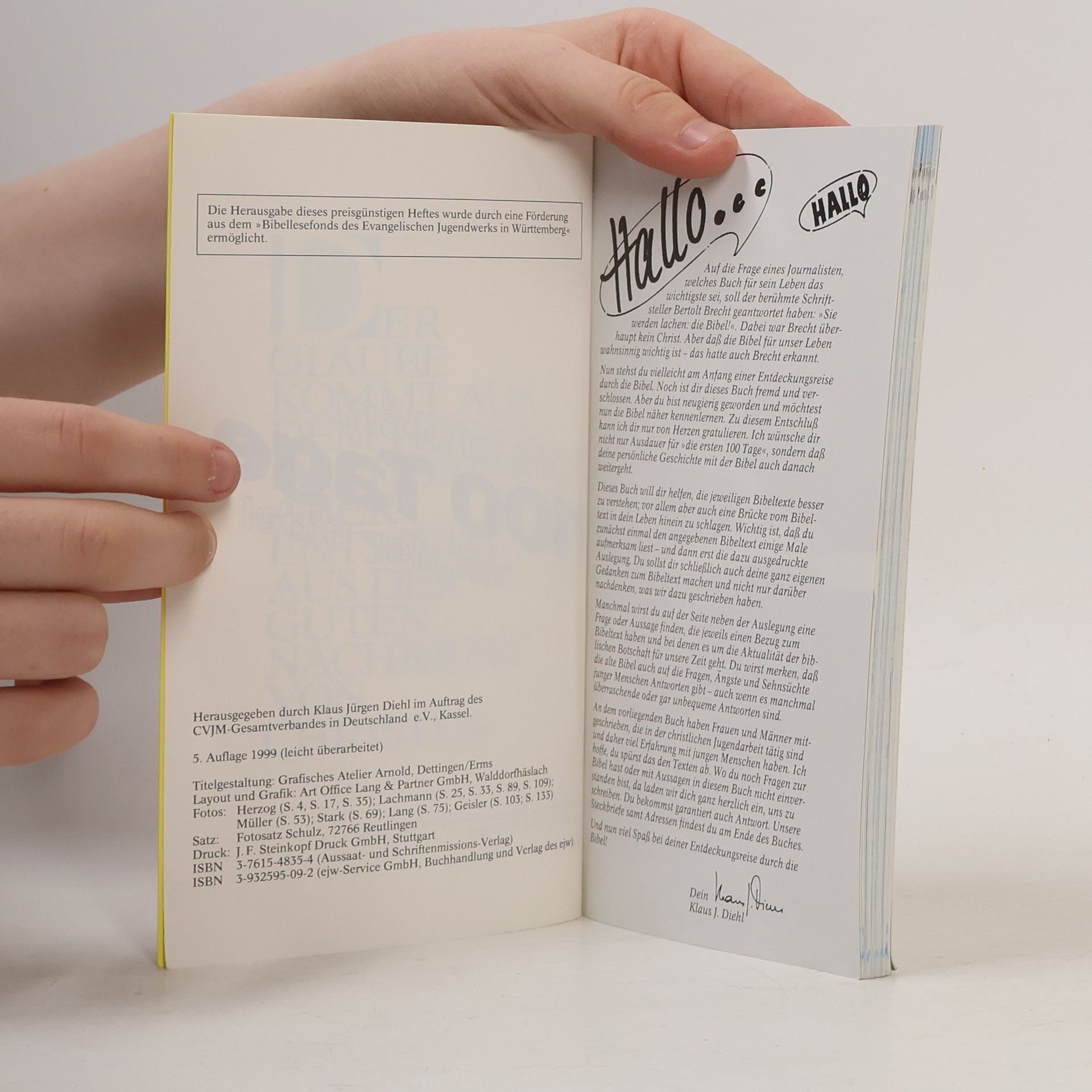 Die ersten 100 Tage mit der Bibel