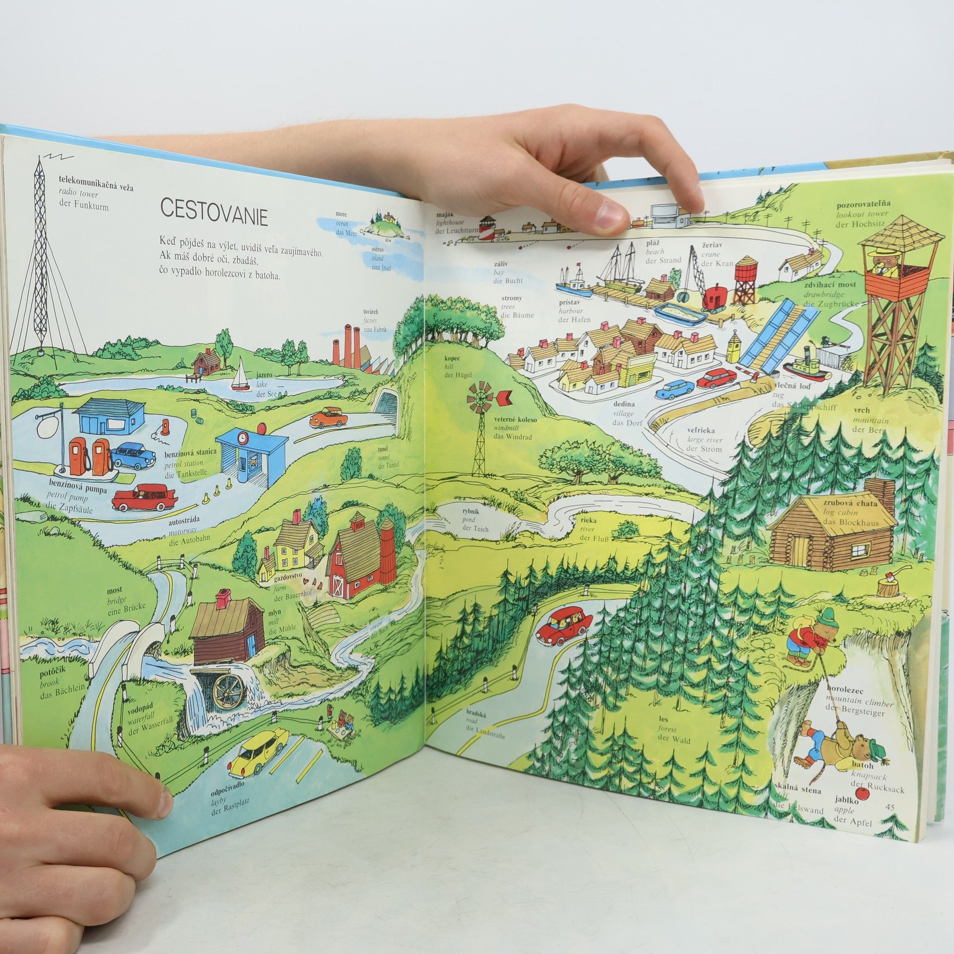 Richard Scarry Veľký obrázkový slovník: slovensko-anglicko-nemecký