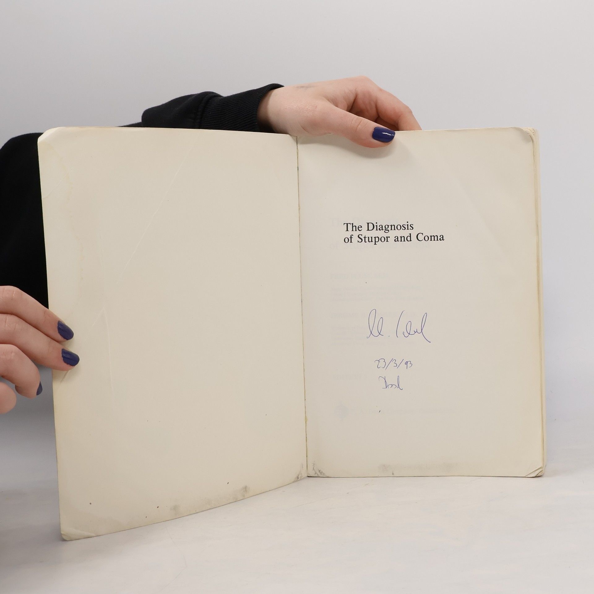 Fred Gordon Plummer The Diagnosis of Stupor and Coma