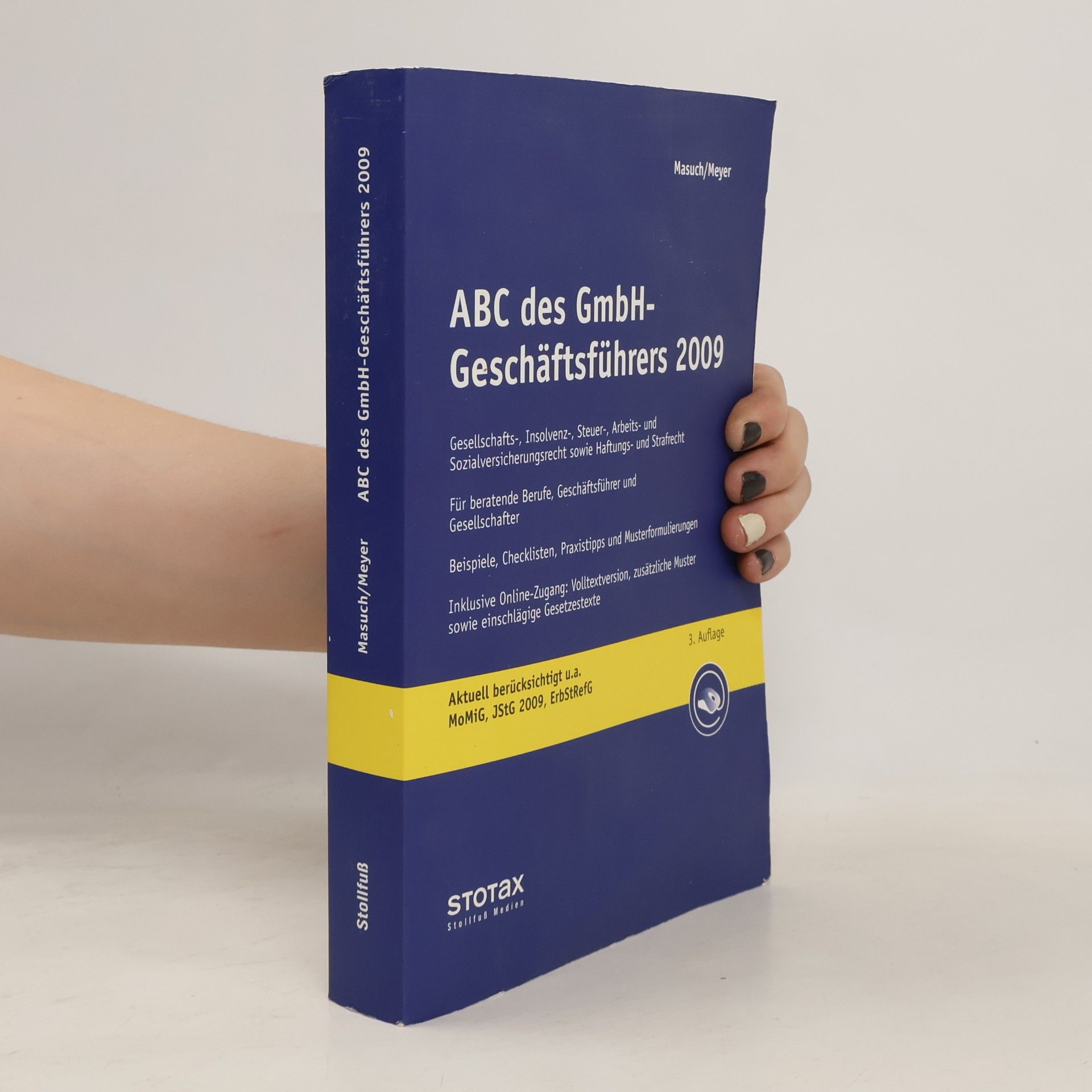 Andreas Masuch Stollfuss-Ratgeber: ABC des GmbH-Geschäftsführers 2009