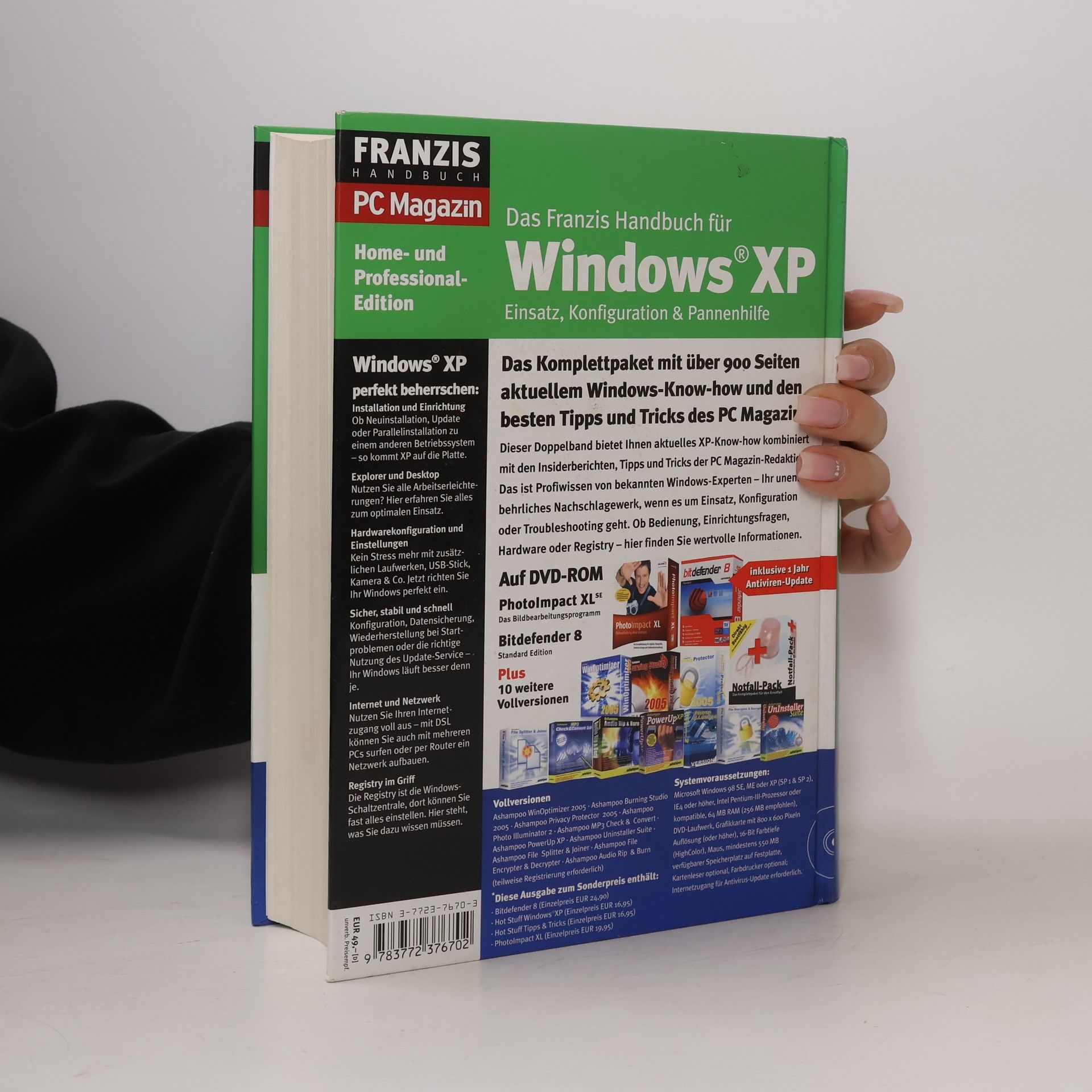 Christian Immler Das Franzis-Handbuch für Windows XP