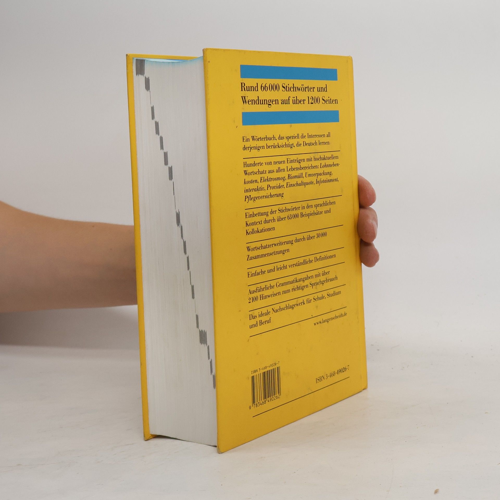 J. Docherty Langenscheidts Großwörterbuch Deutsch als Fremdsprache : das einsprachige Wörterbuch für alle, die Deutsch lernen : in der neuen deutschen Rechtschreibung