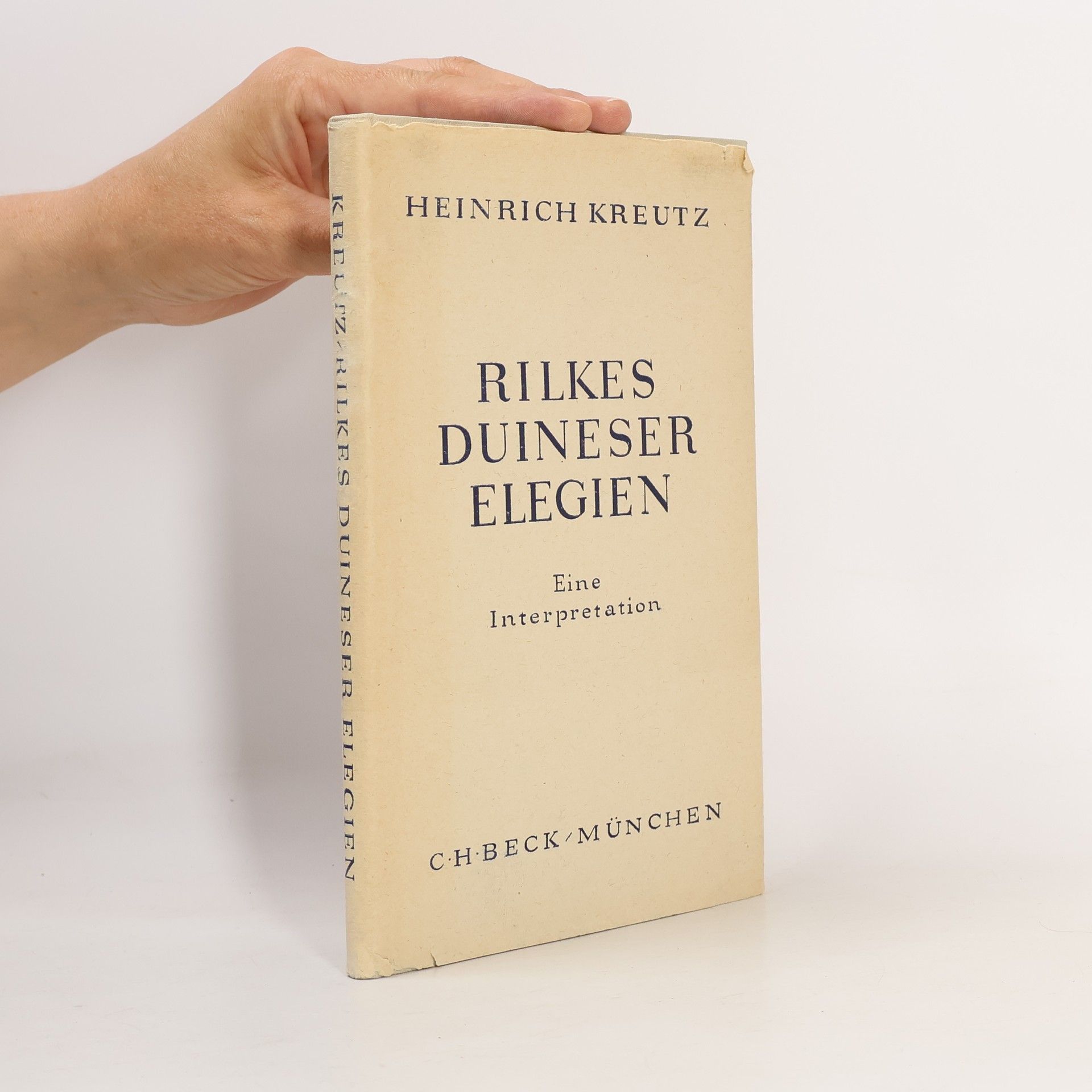 Heinrich Kreutzberg Rilkes duineser elegien