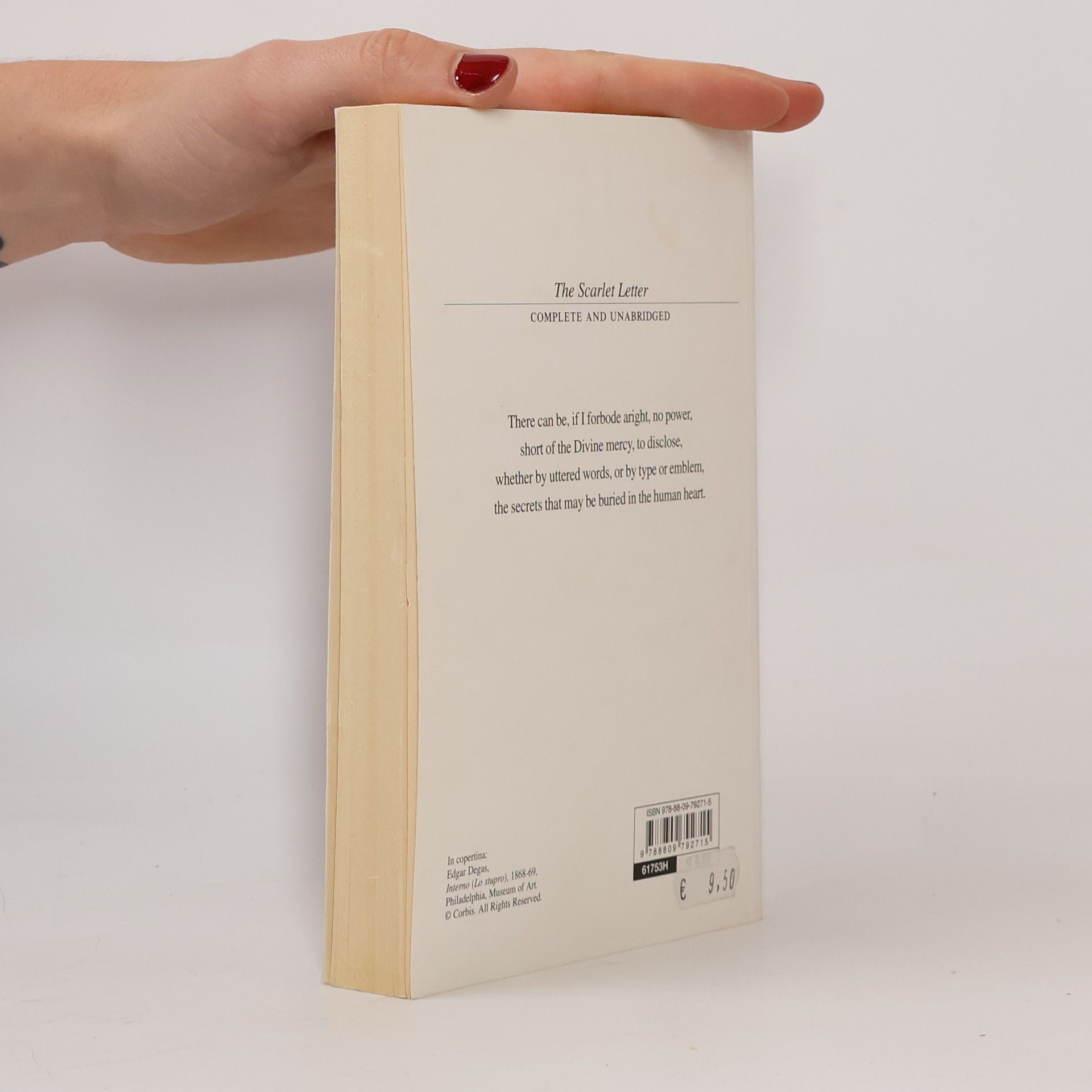 Nathaniel Hawthorne Giunti Classics: The Scarlet Letter