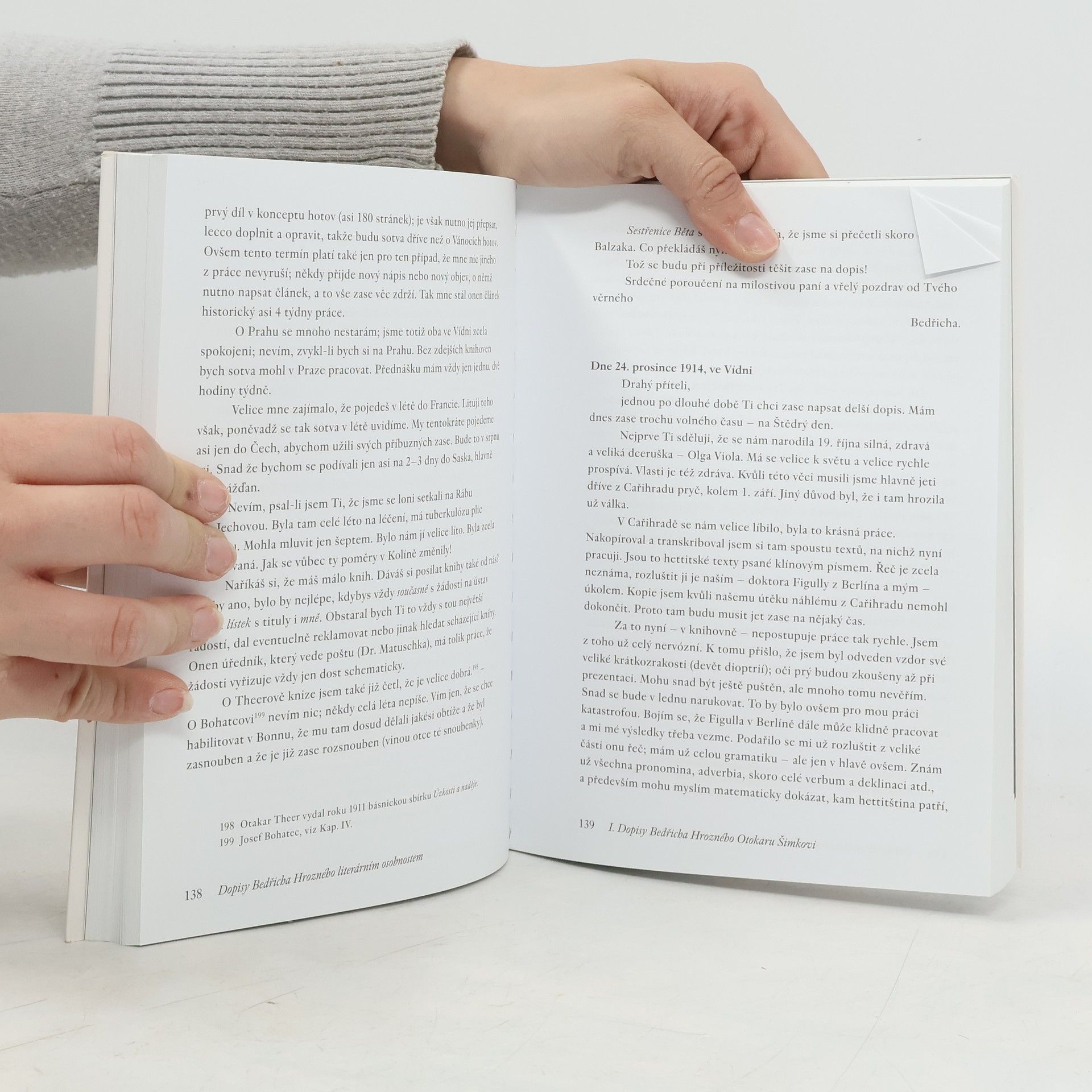 Bedřich Hrozný Dopisy Bedřicha Hrozného literárním osobnostem