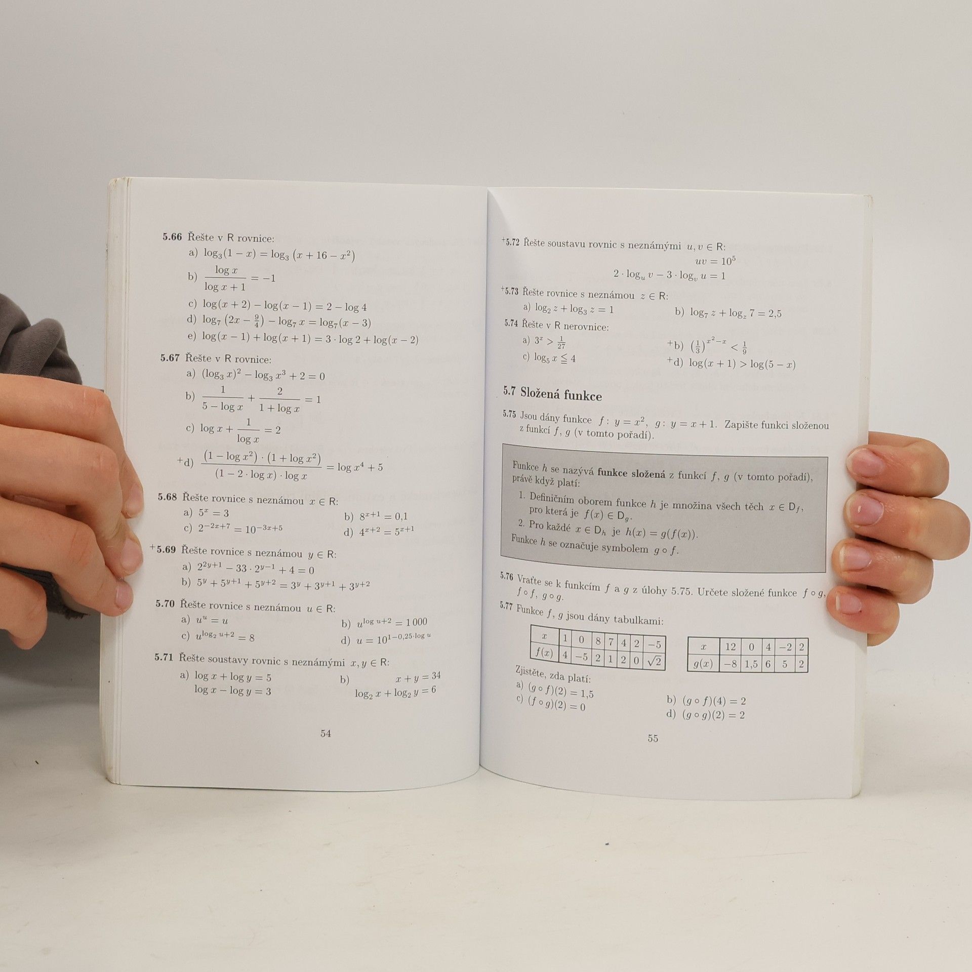 Oldřich Odvárko Sbírka úloh z matematiky pro gymnázia. Funkce