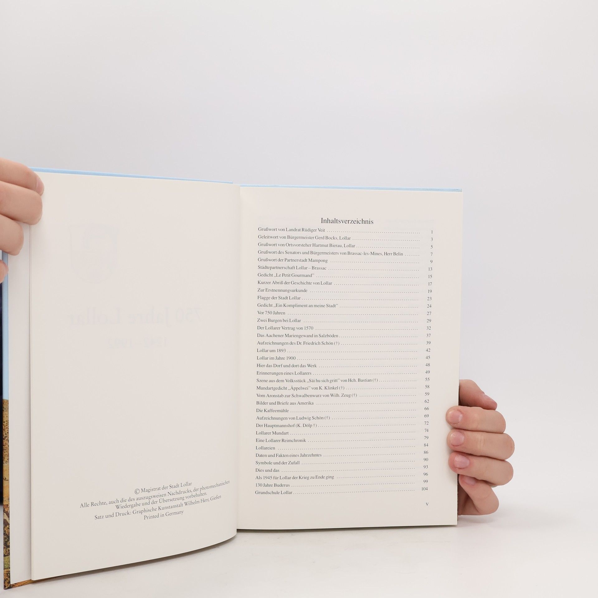 Autores varios 750 Jahre Lollar 1242-1992