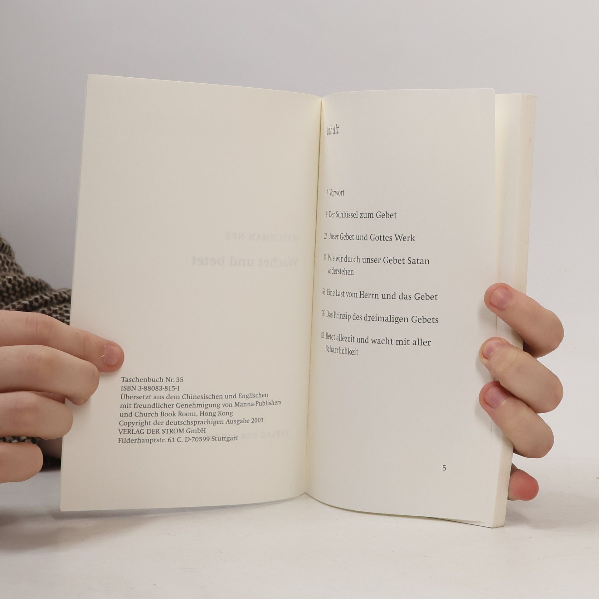 Watchman Nee Wachet und betet