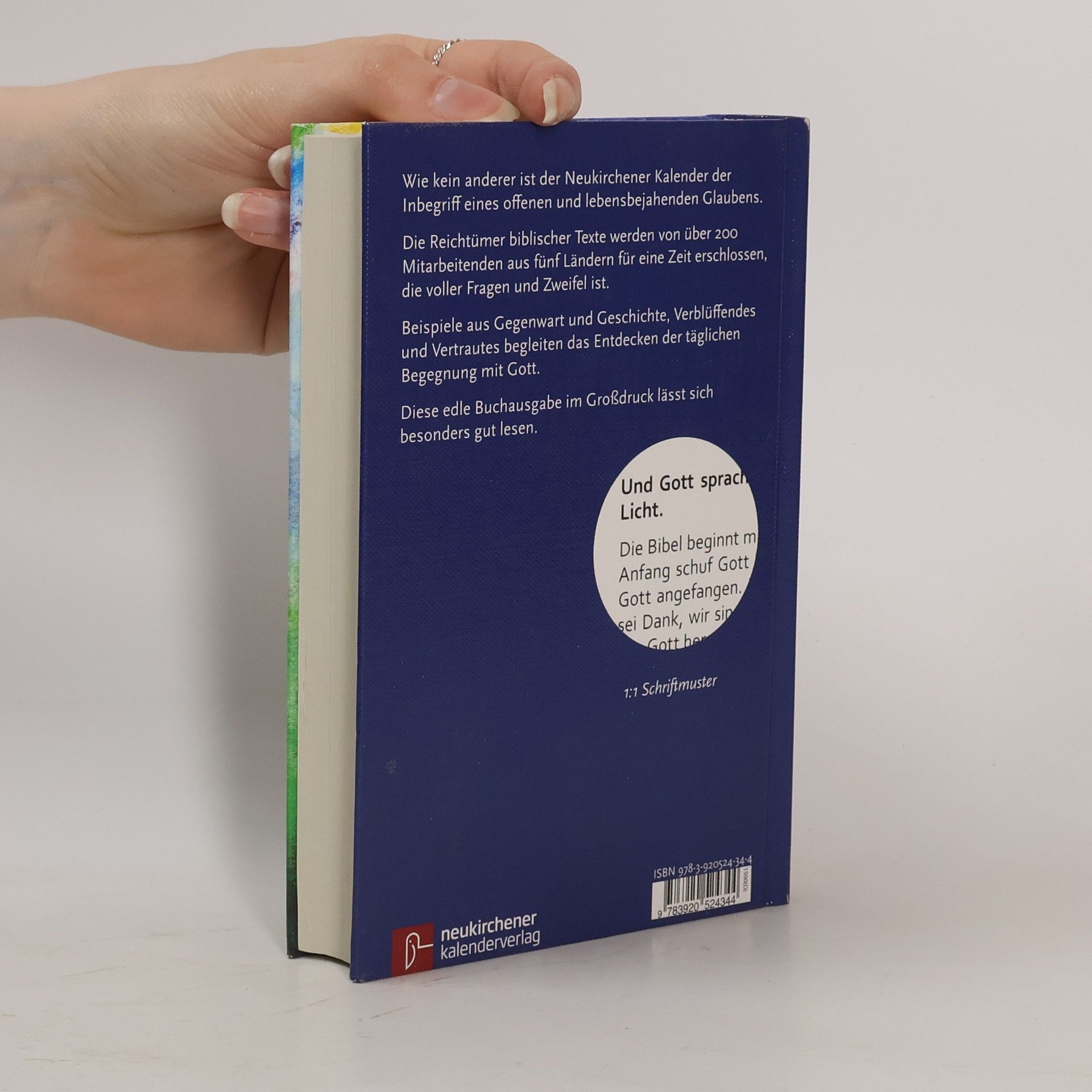 Hans-Wilhelm Fricke-Hein Neukirchener Kalender 2019 - Großdruck-Buchausgabe