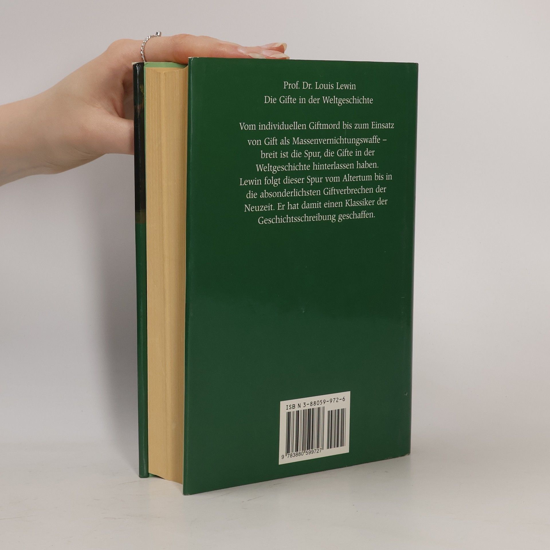 L. Lewin Die Gifte in der Weltgeschichte