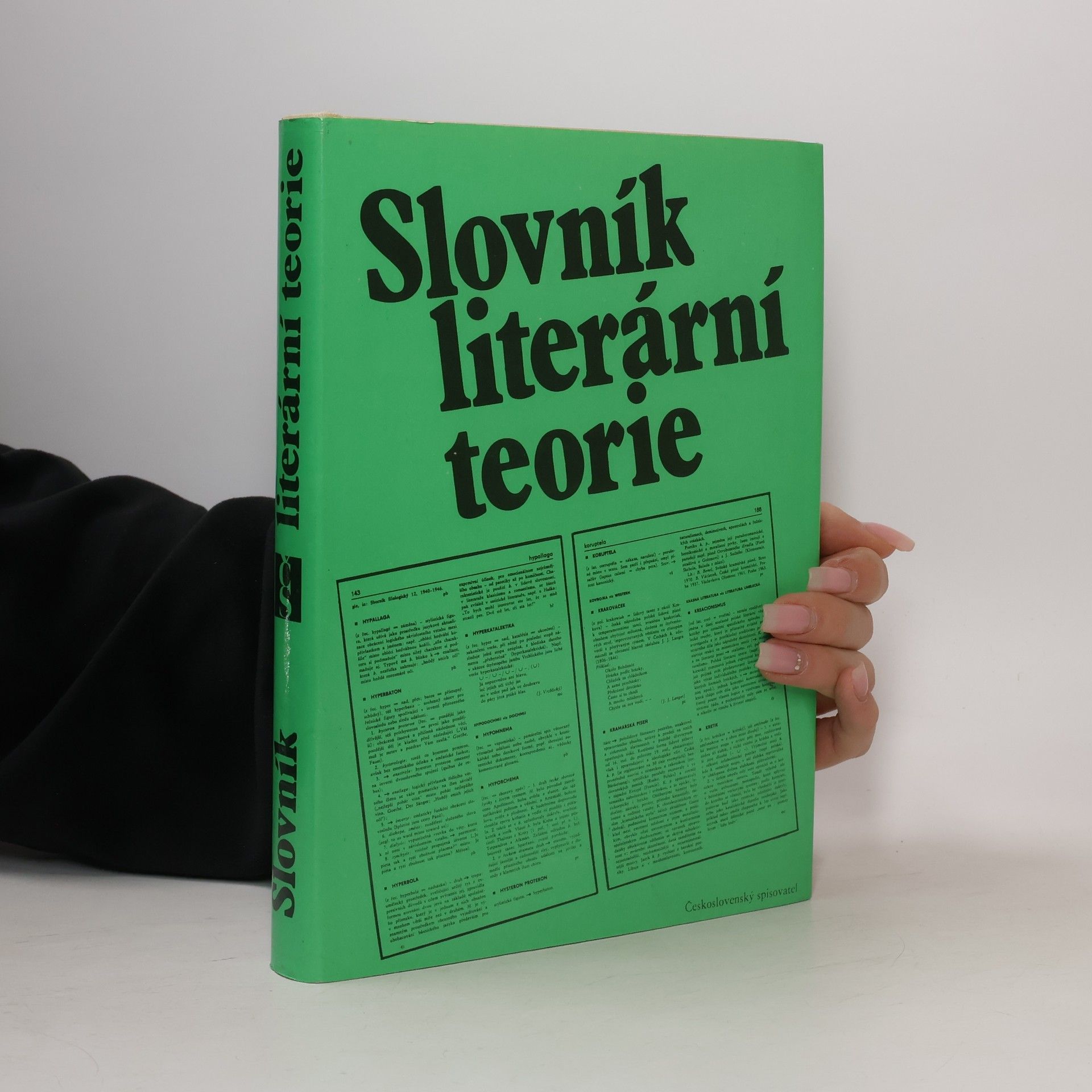 Štěpán Vlašín Slovník literární teorie