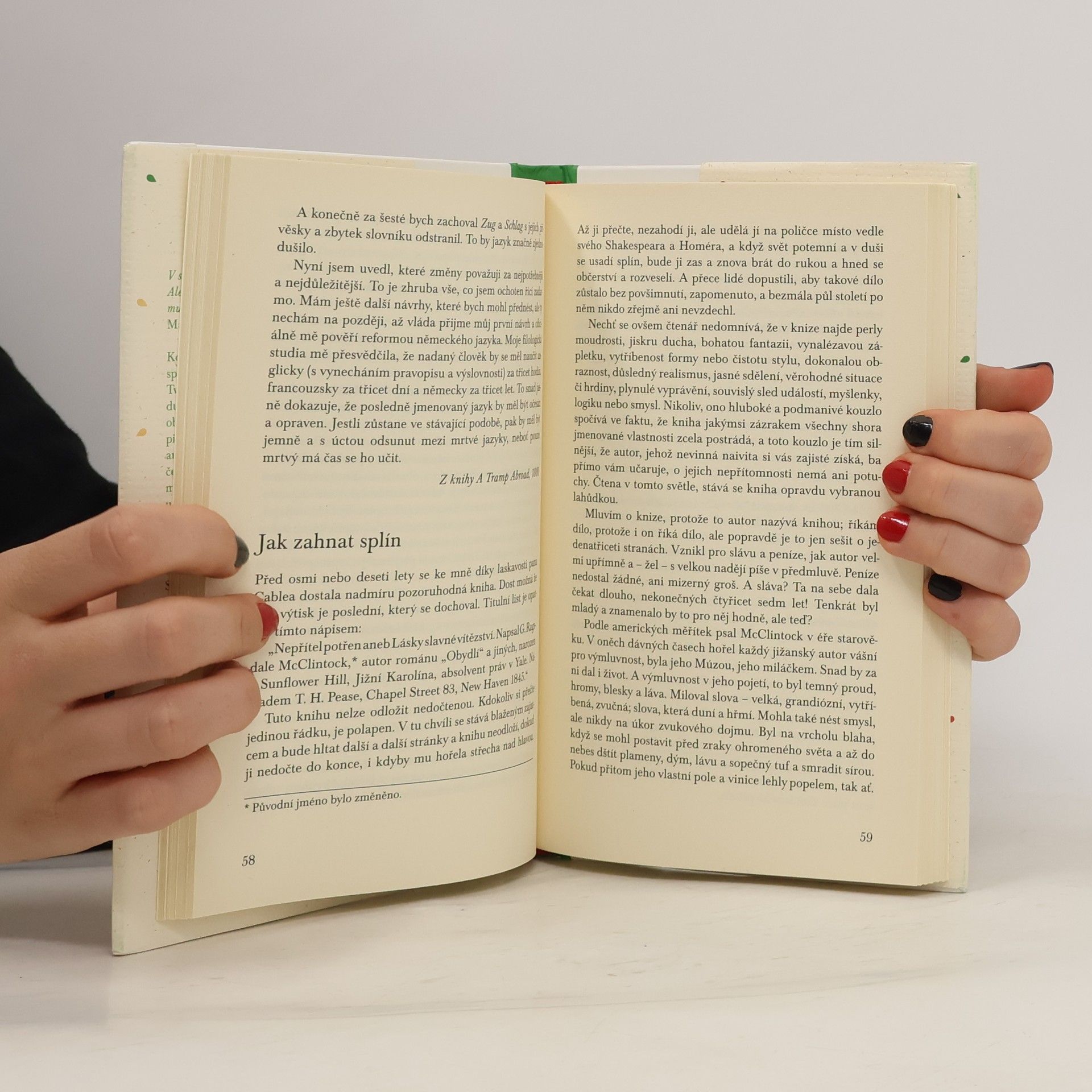 Mark Twain Jak zahnat splín