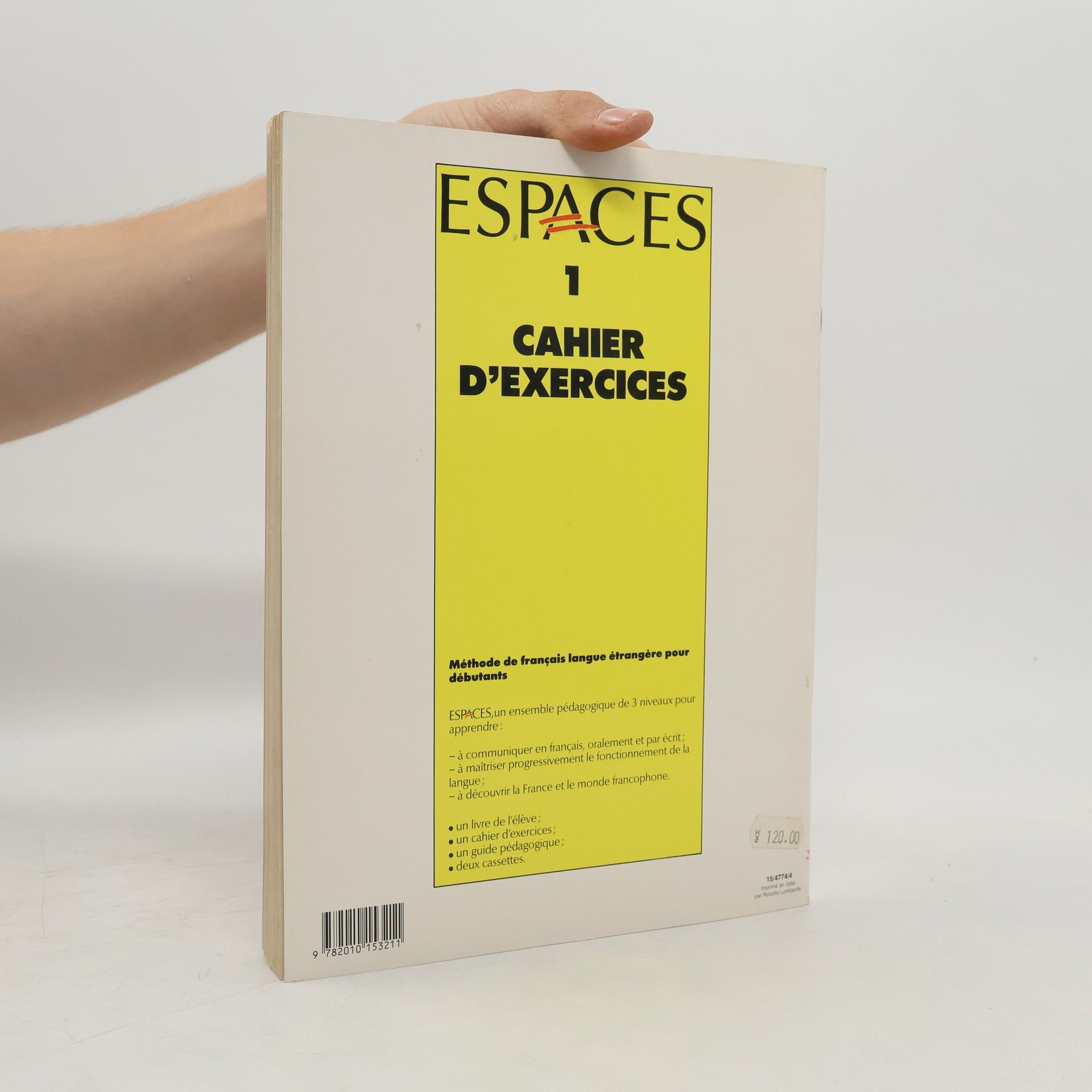 Guy Capelle Espaces : cahier d'exercices. 1