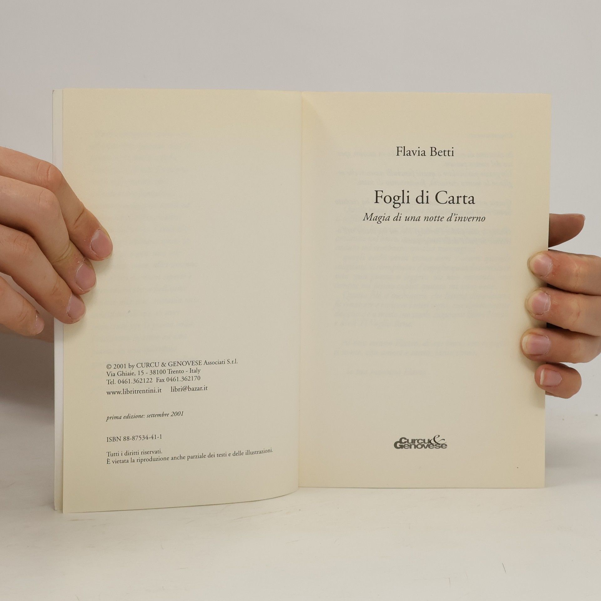 Flavia Betti Fogli di carta