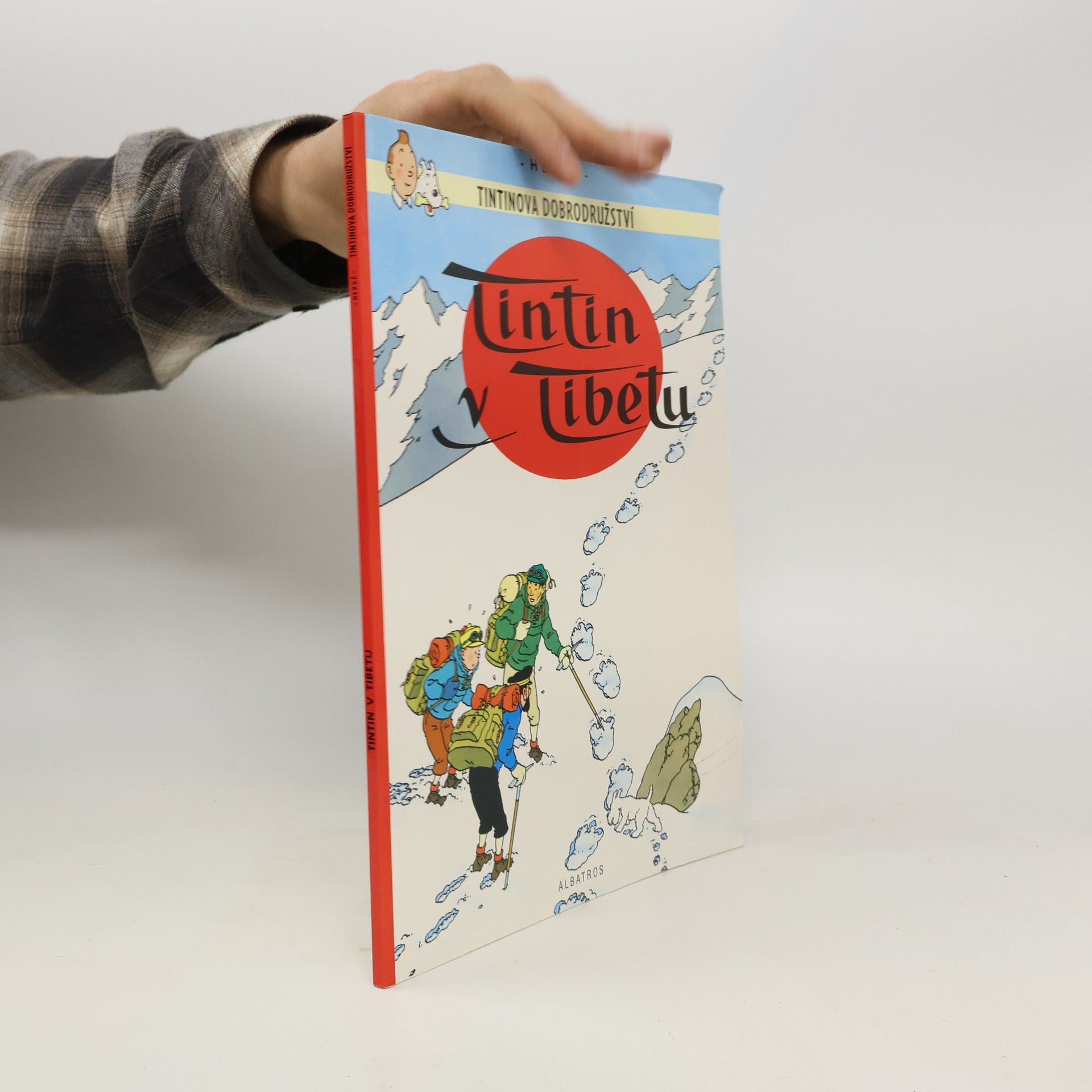 Hergé Tintin v Tibetu