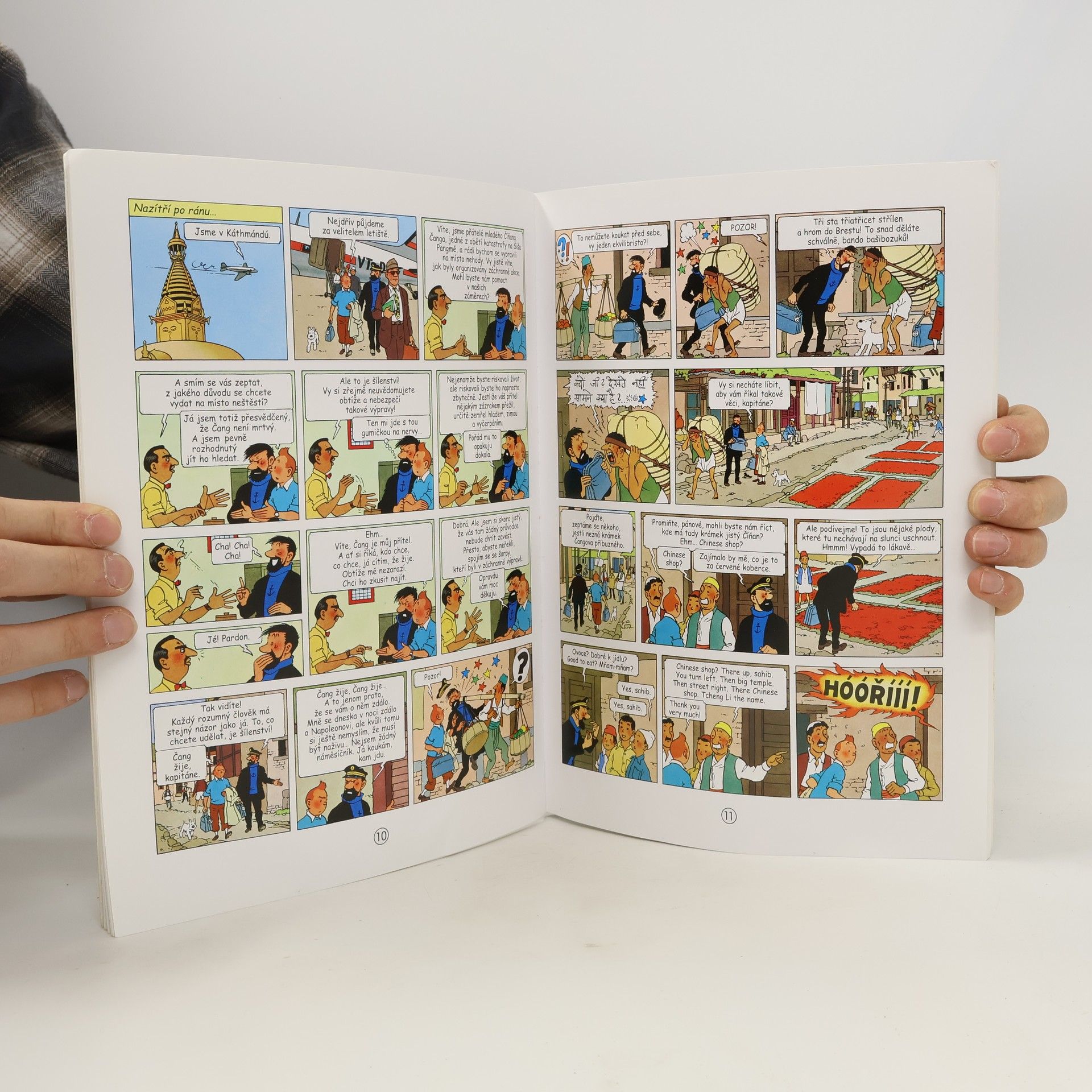 Hergé Tintin v Tibetu