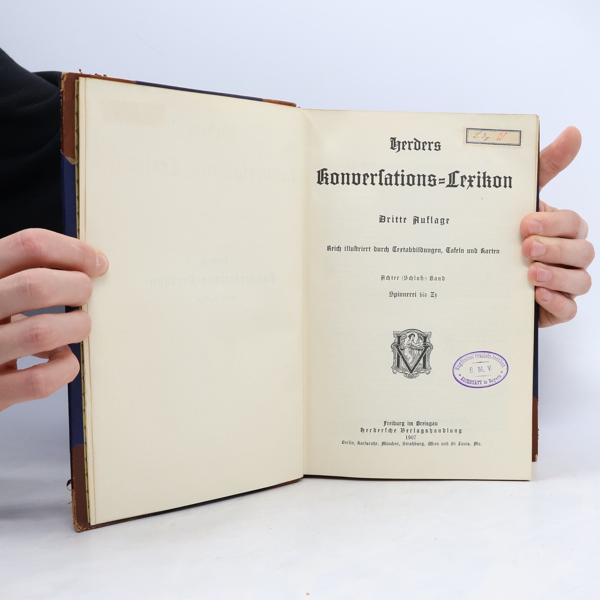 Autorenkollektiv Herders Konversations Lexikon VIII. Spinnerei-Zz